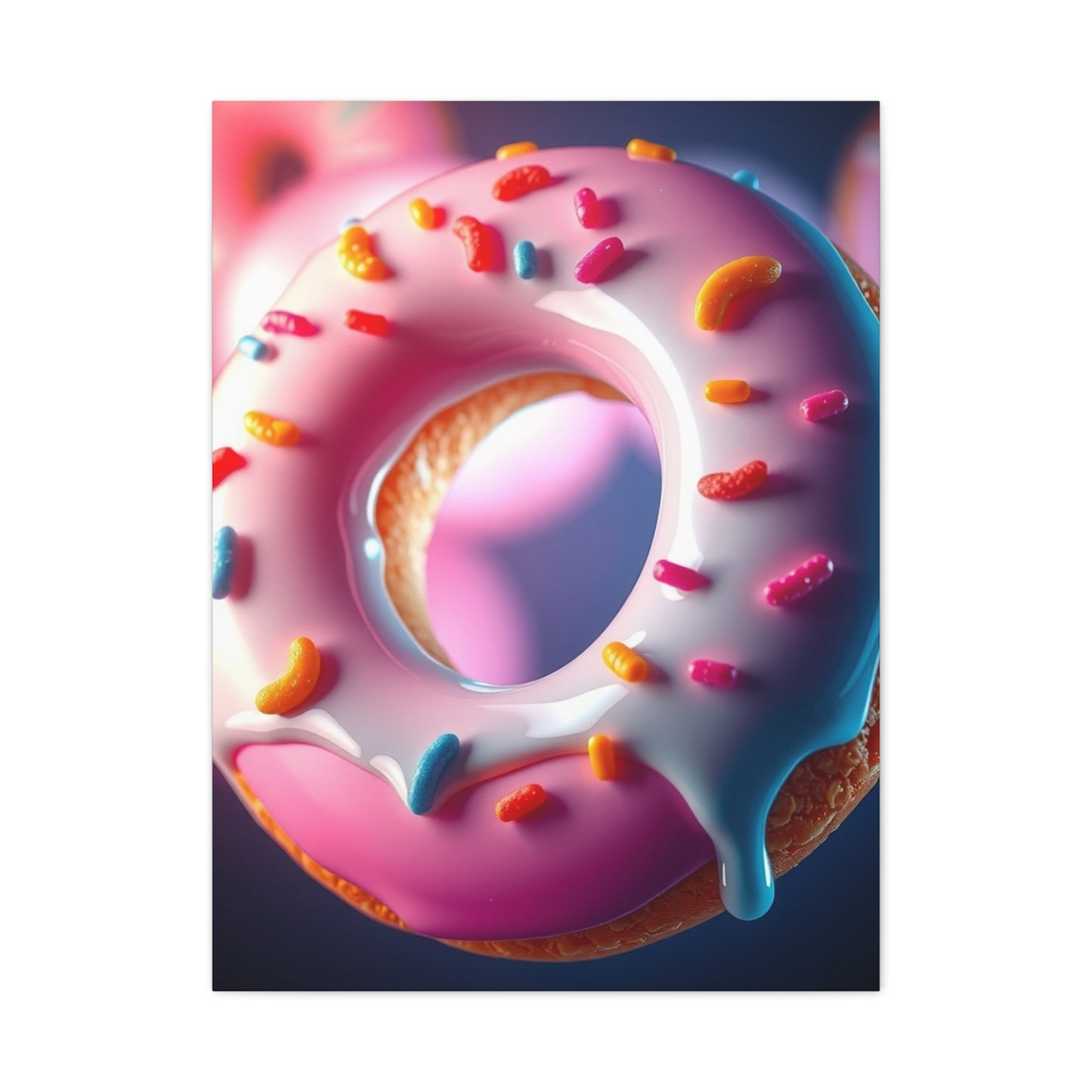 Donut Art Refined Canvas Wall Art & Canvas Print