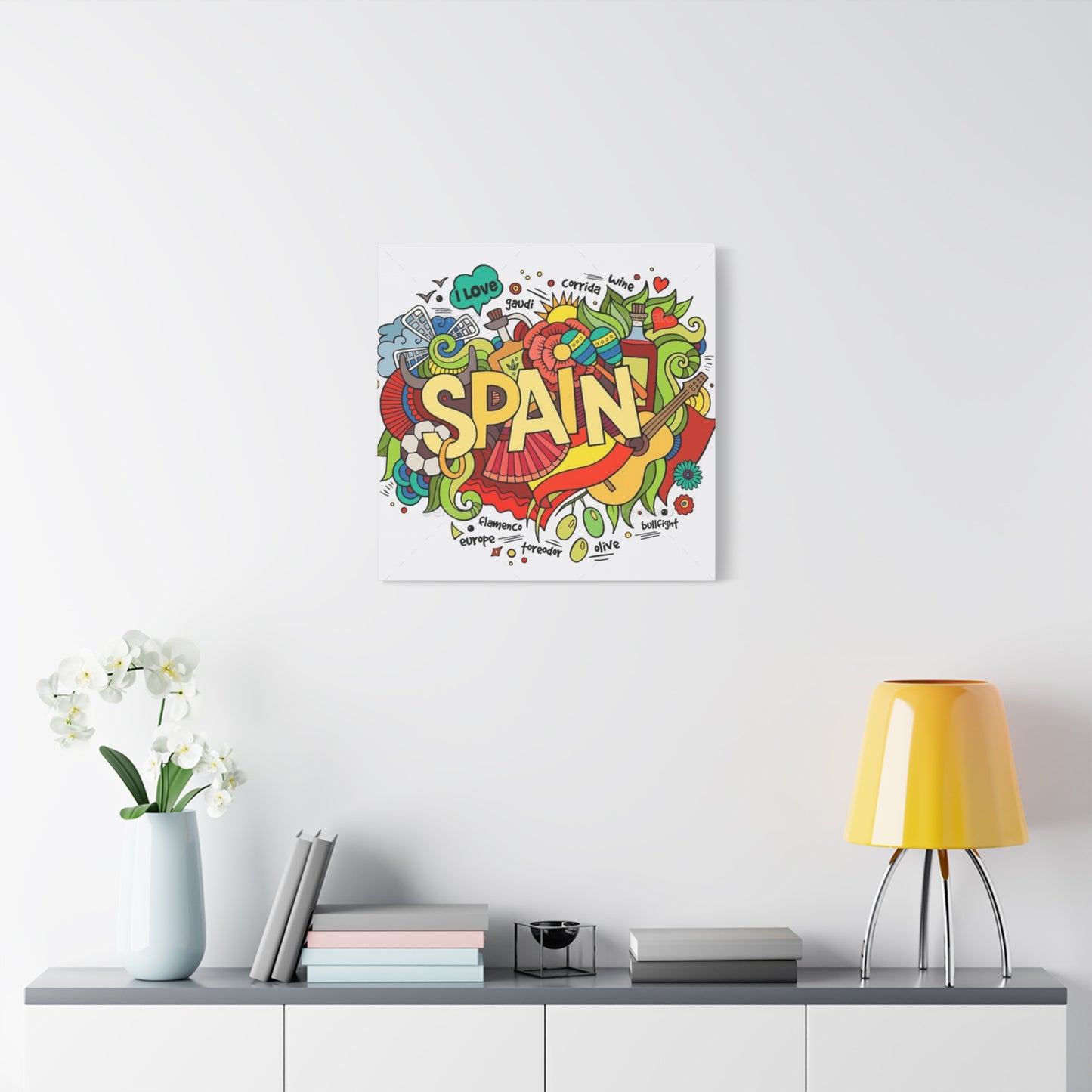 Spain Graffiti Wall Art & Canvas Prints