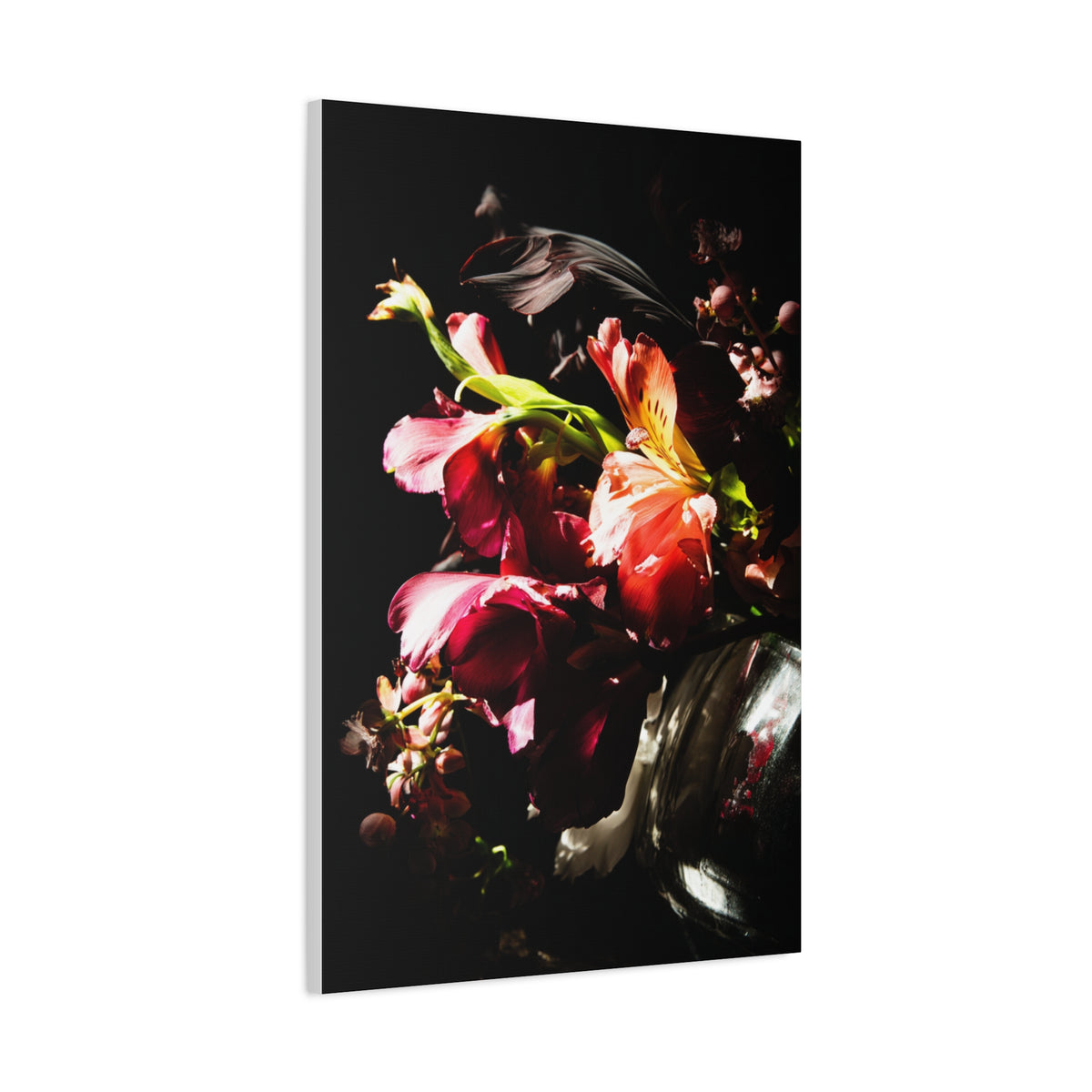 Dark Surreal Floral Chiaroscuro Wall Art & Canvas Print