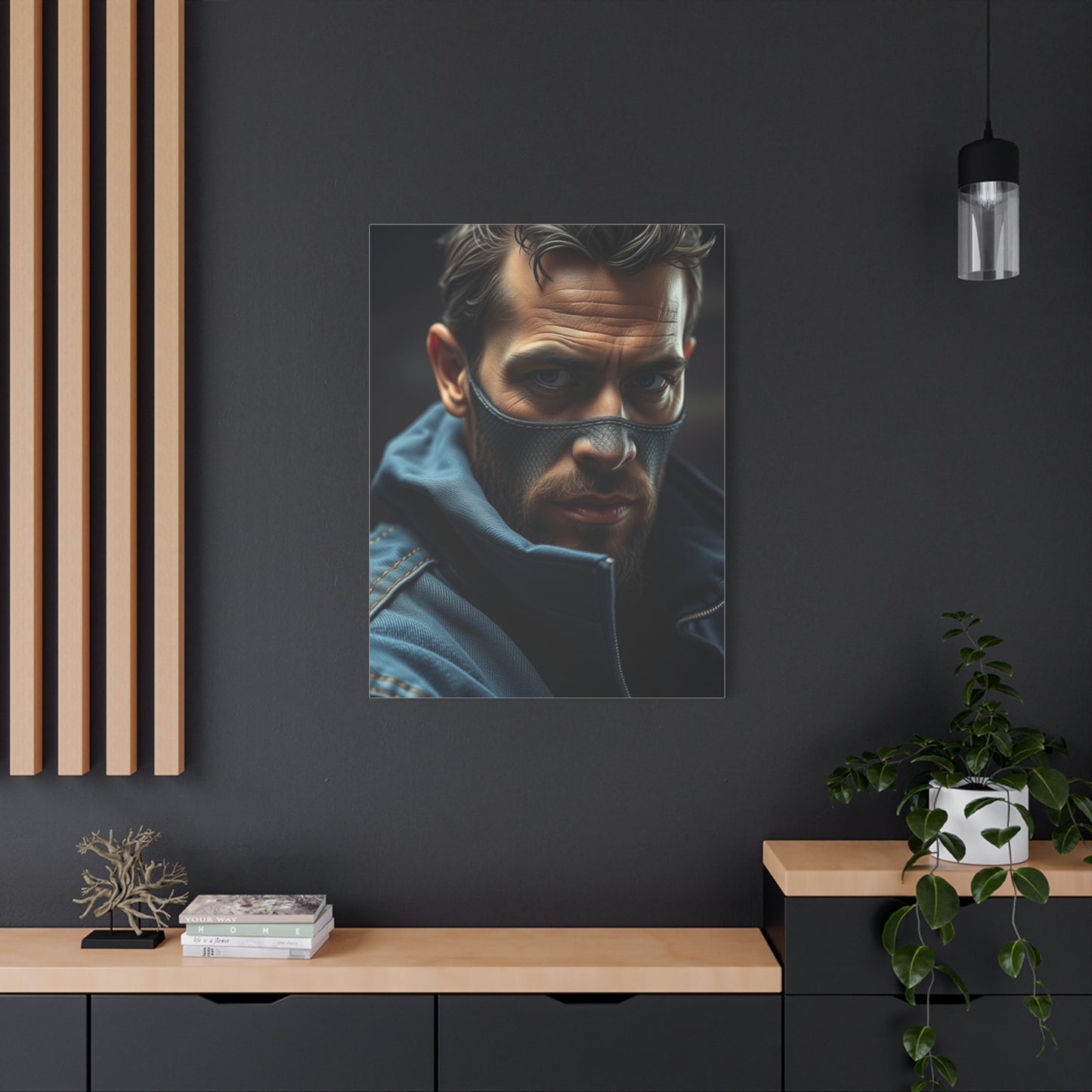 Denim and Leather Art Supreme Canvas Wall Art & Canvas Print