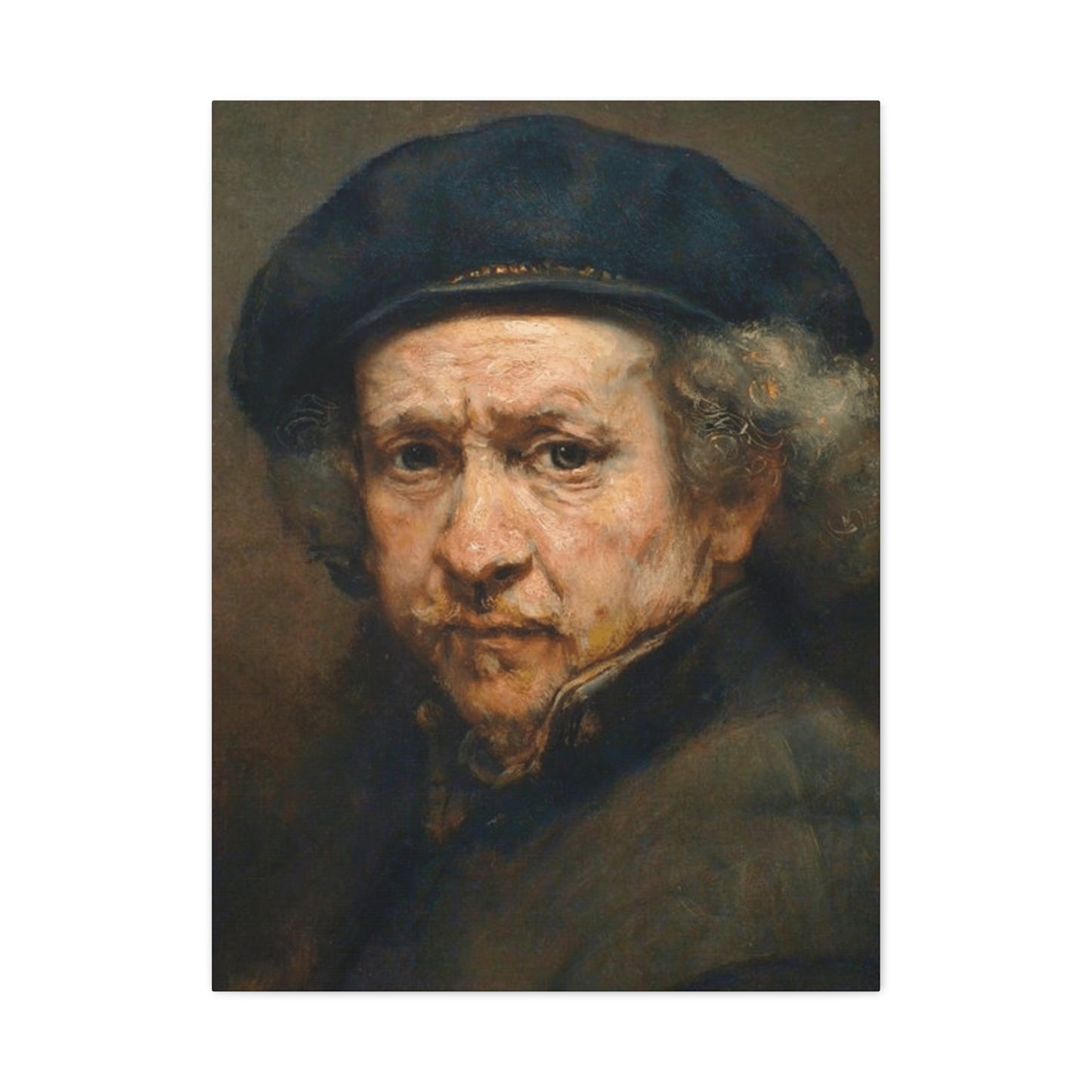 Rembrandt by himself Portrait Wall Art & Canvas Prints