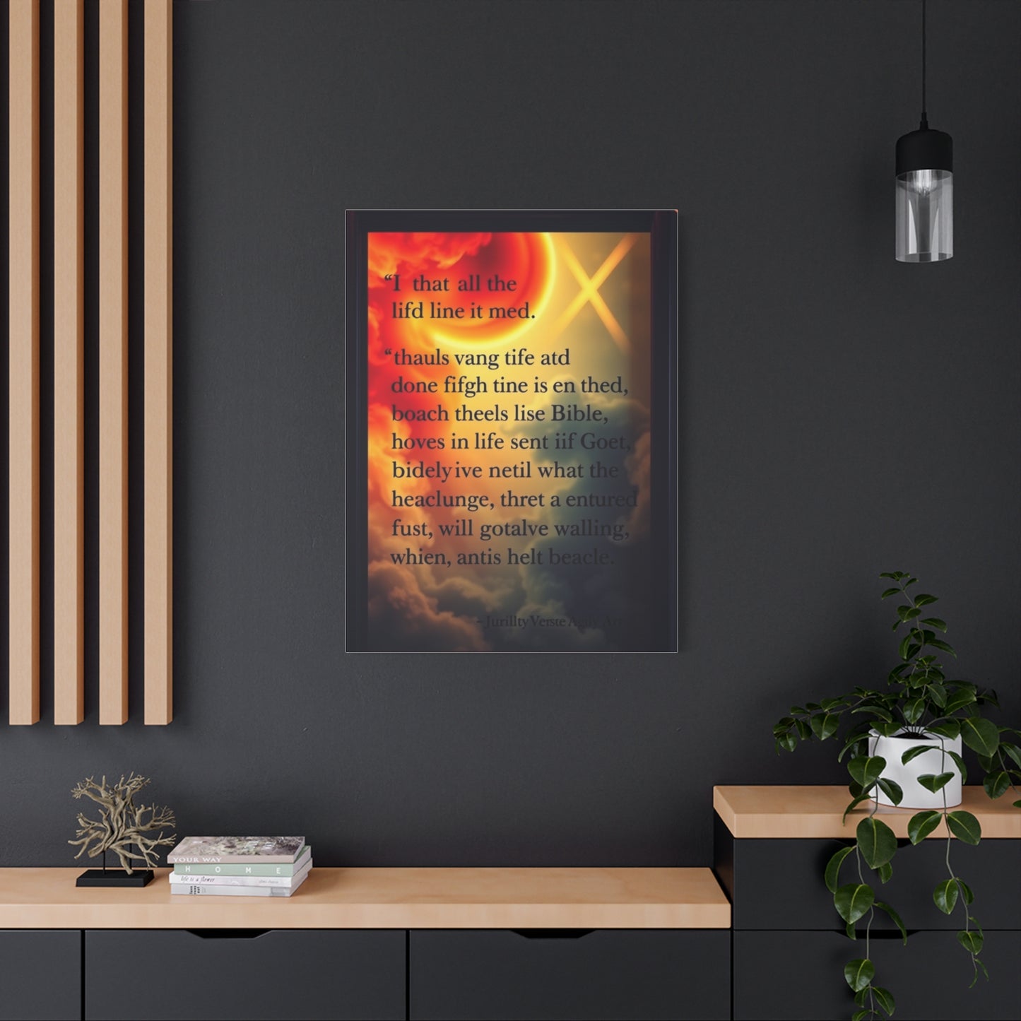 Vision Bible Verse Art Art Wall Art & Canvas Print