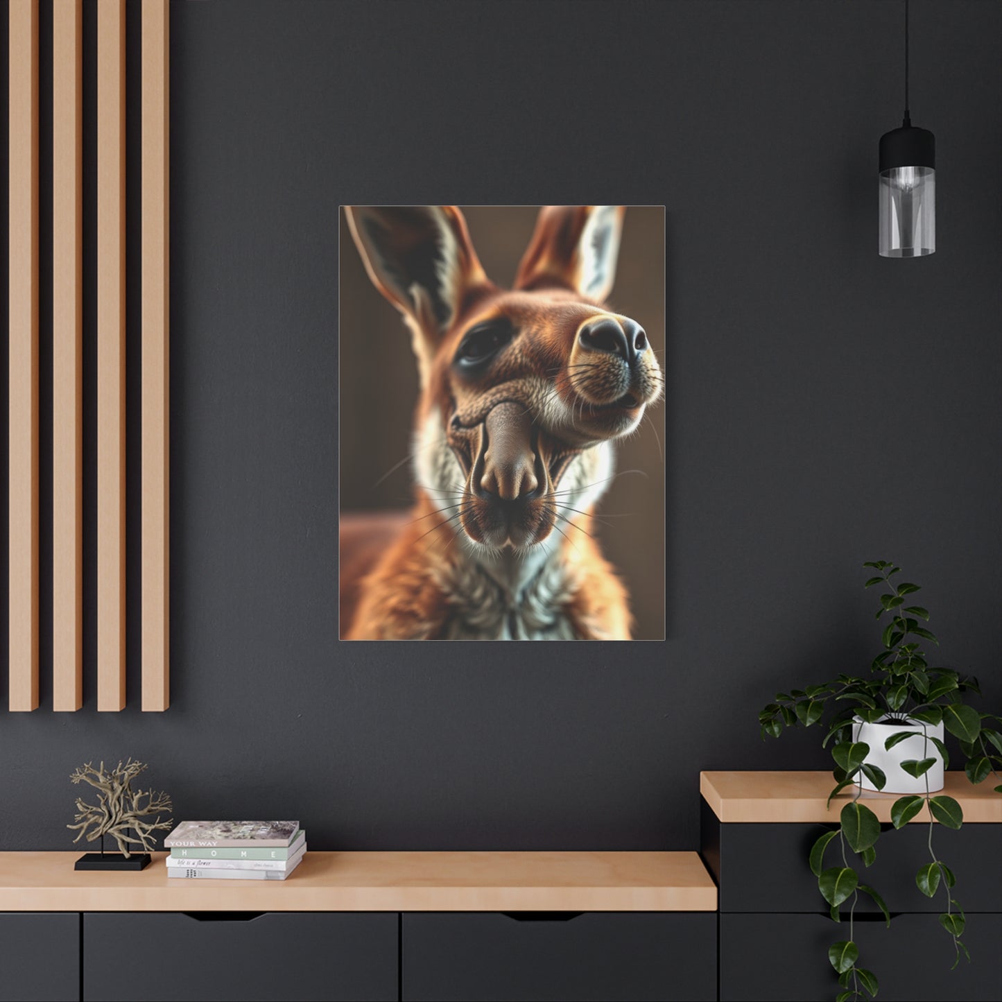 Supreme Kangaroo Art Wall Art & Canvas Print