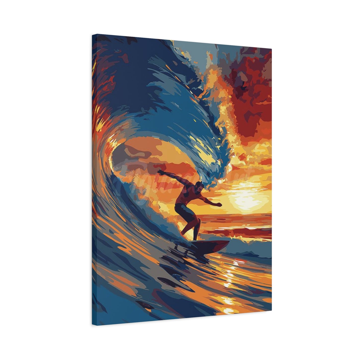 Surfing Abstract Wall Art & Canvas Prints