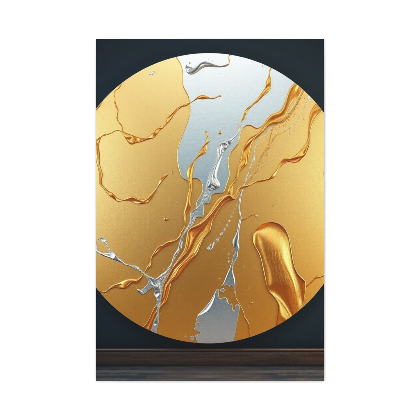 Supreme Gold & Silver Canvas Collection Wall Art & Canvas Print