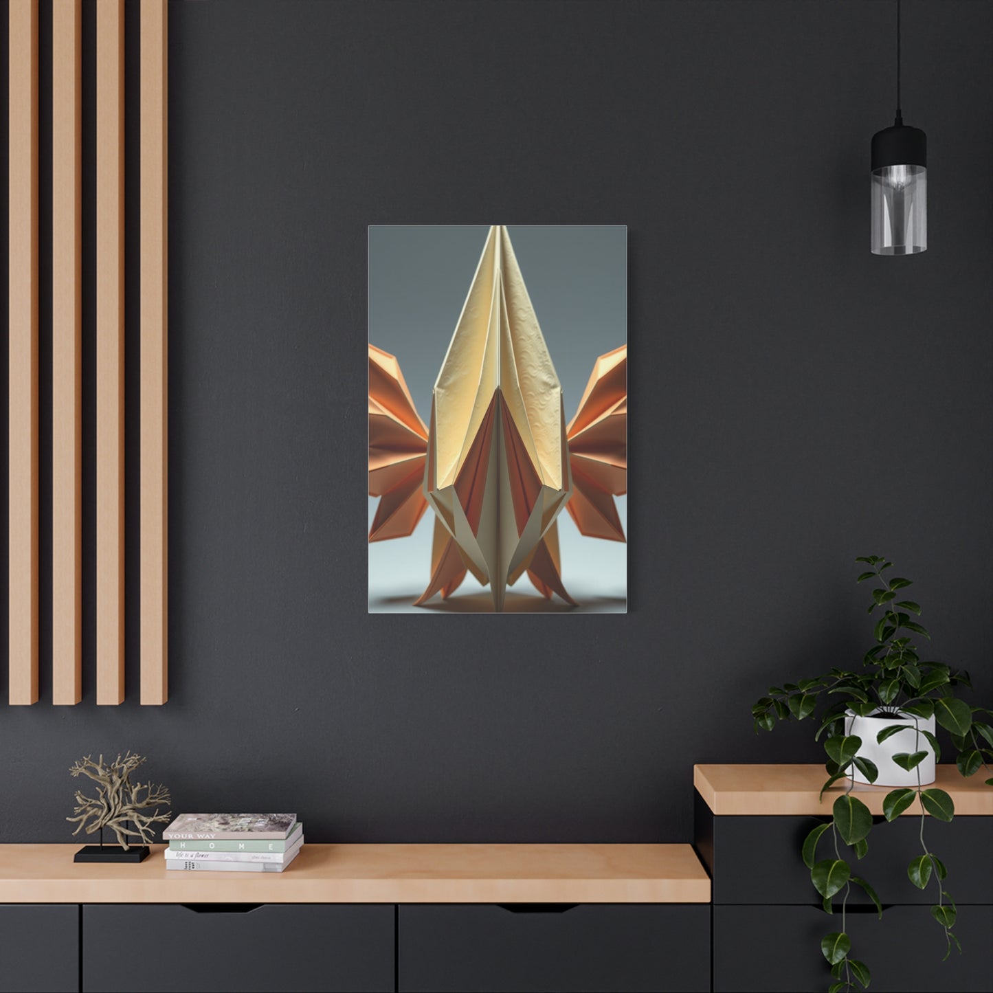 Origami Enigma Canvas Wall Art & Canvas Print