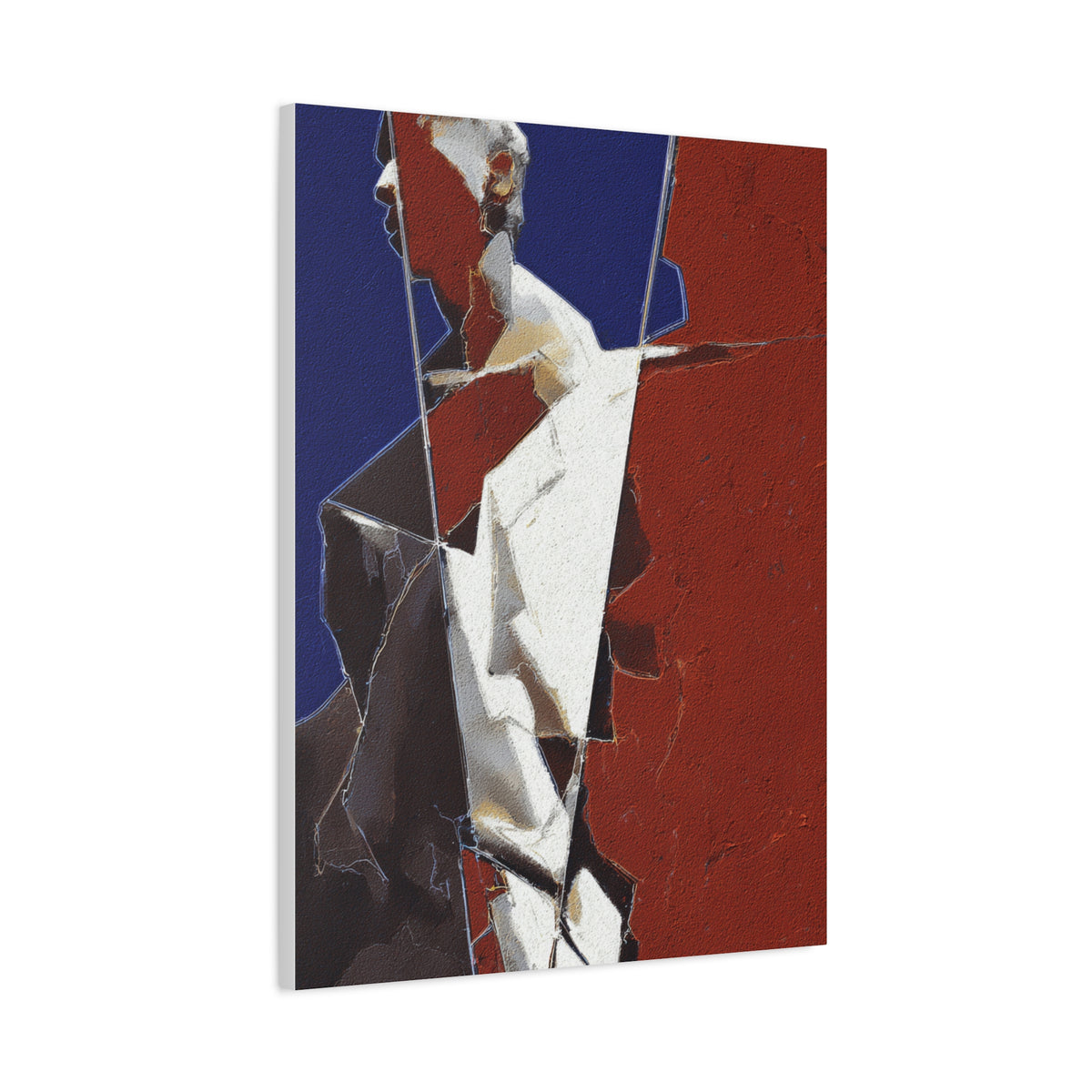 Fragmented Classical Sculpture Abstract Wall Art & Canvas Print