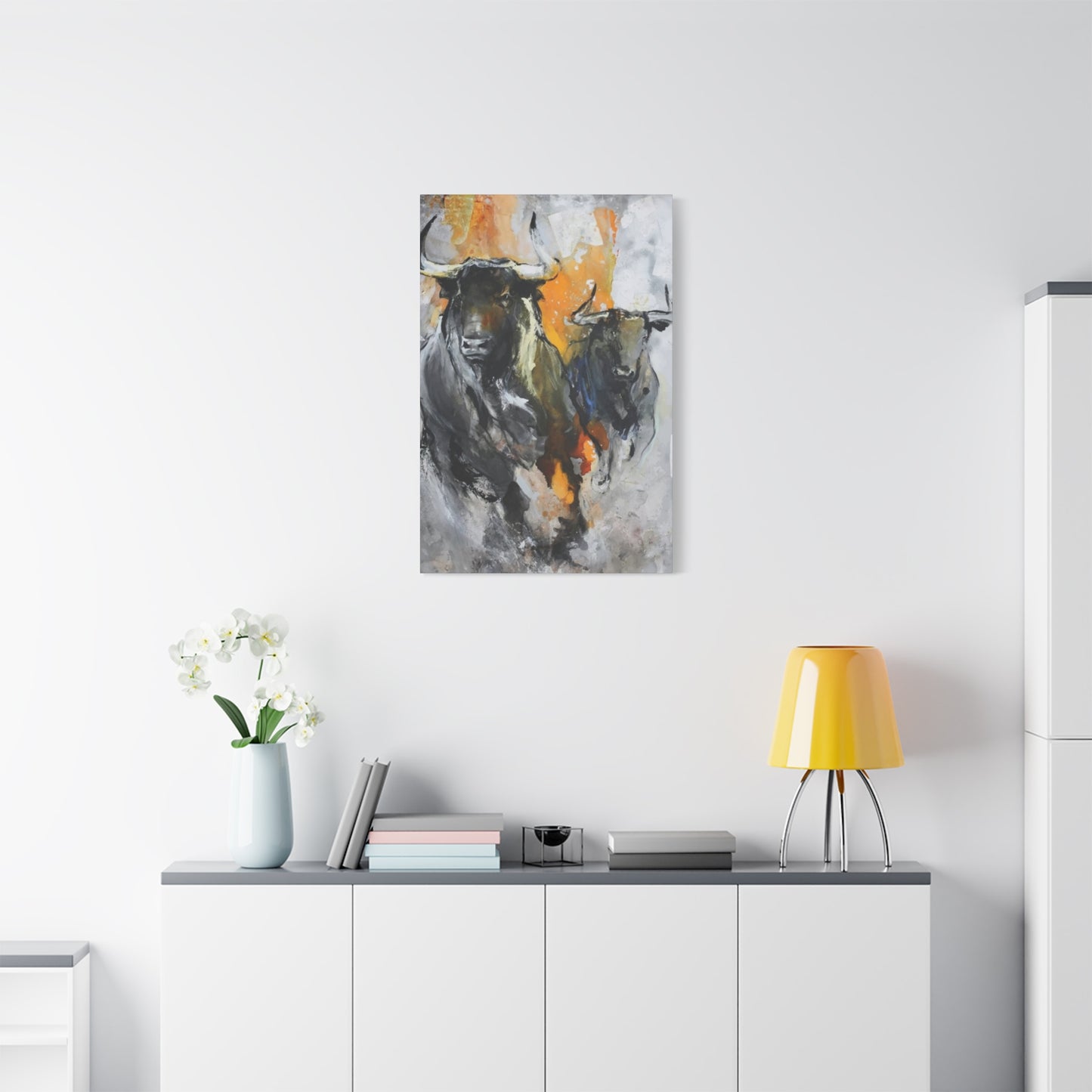 Two Bulls Wall Art & Canvas Prints
