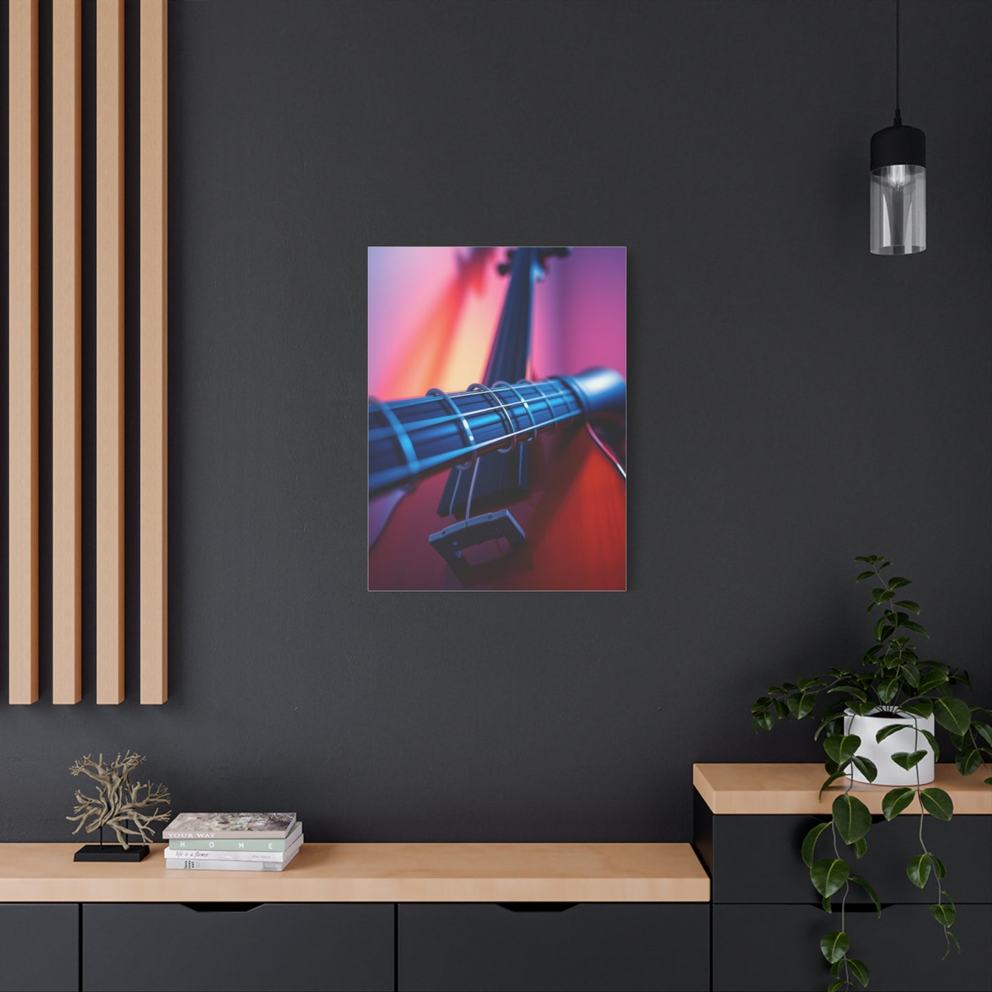 Blue Music Art Supreme Canvas Wall Art & Canvas Print