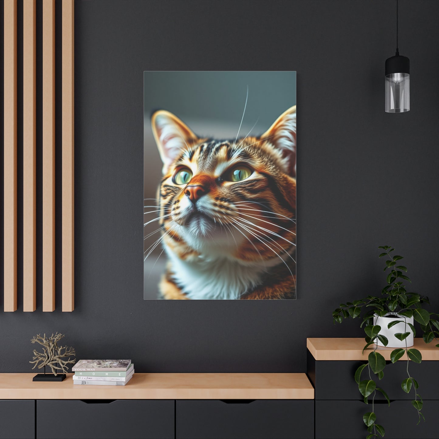 Supreme Tabby Cat Art Collection Wall Art & Canvas Print