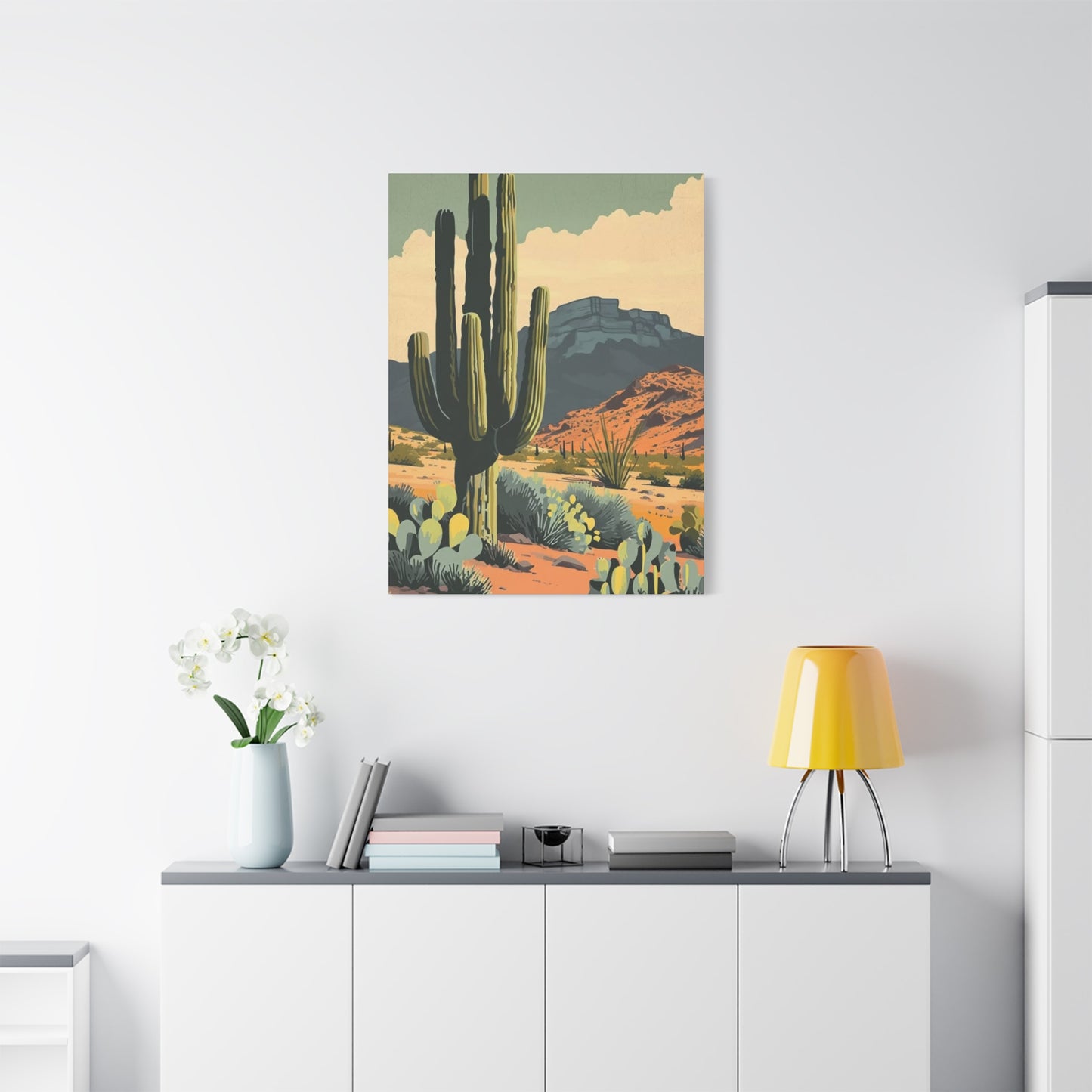 Abstract Cactus Arizona Desert Wall Art & Canvas Prints