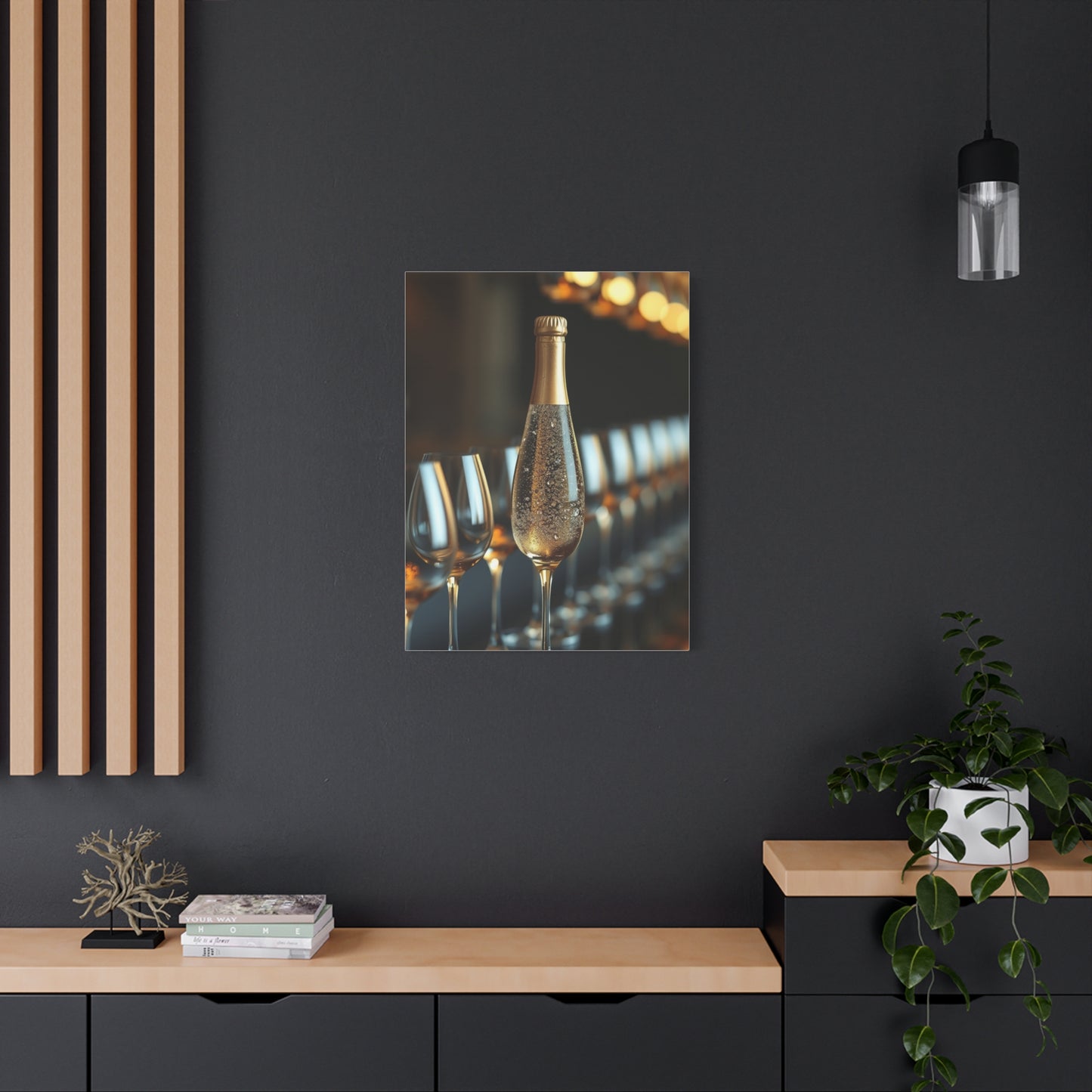 Champagne Art Supreme Canvas Gallery Wall Art & Canvas Print