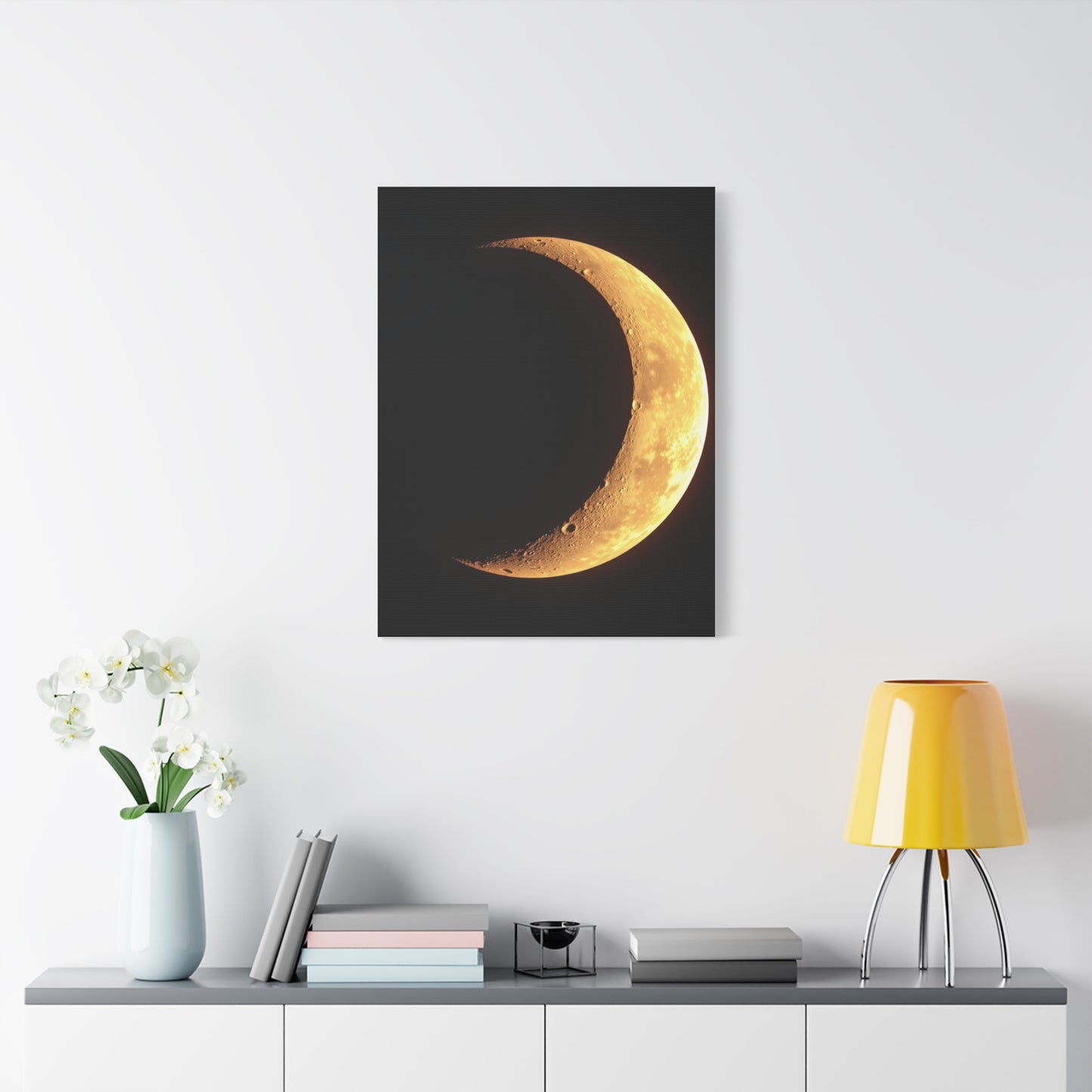 Crescent Moon Art Refined Canvas Wall Art & Canvas Print