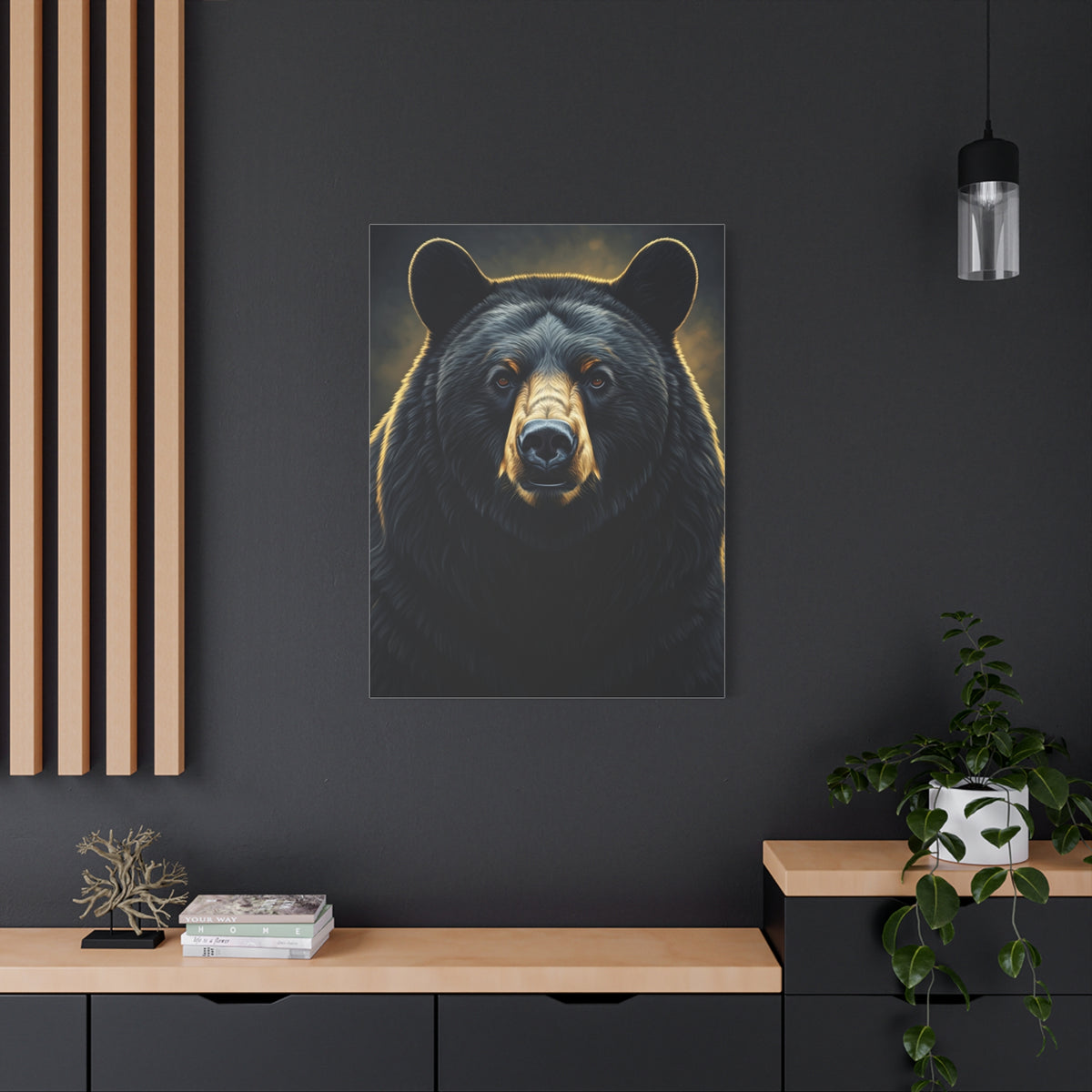 Warm Light Bear Close-Up Wall Art & Canvas Prints