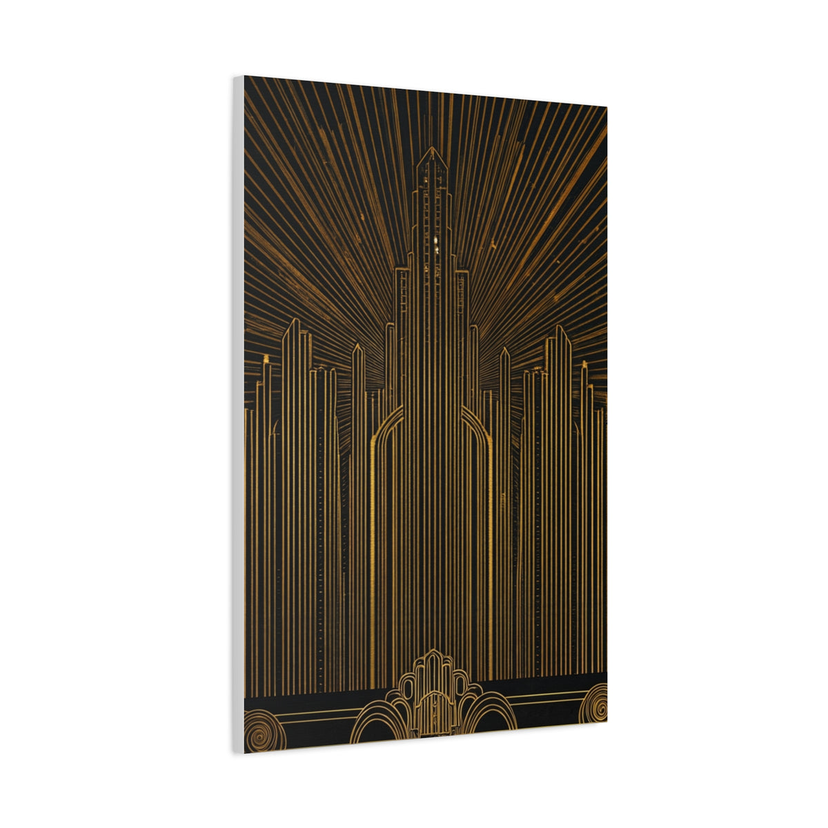 Radiant Art Deco Skyline Wall Art & Canvas Prints