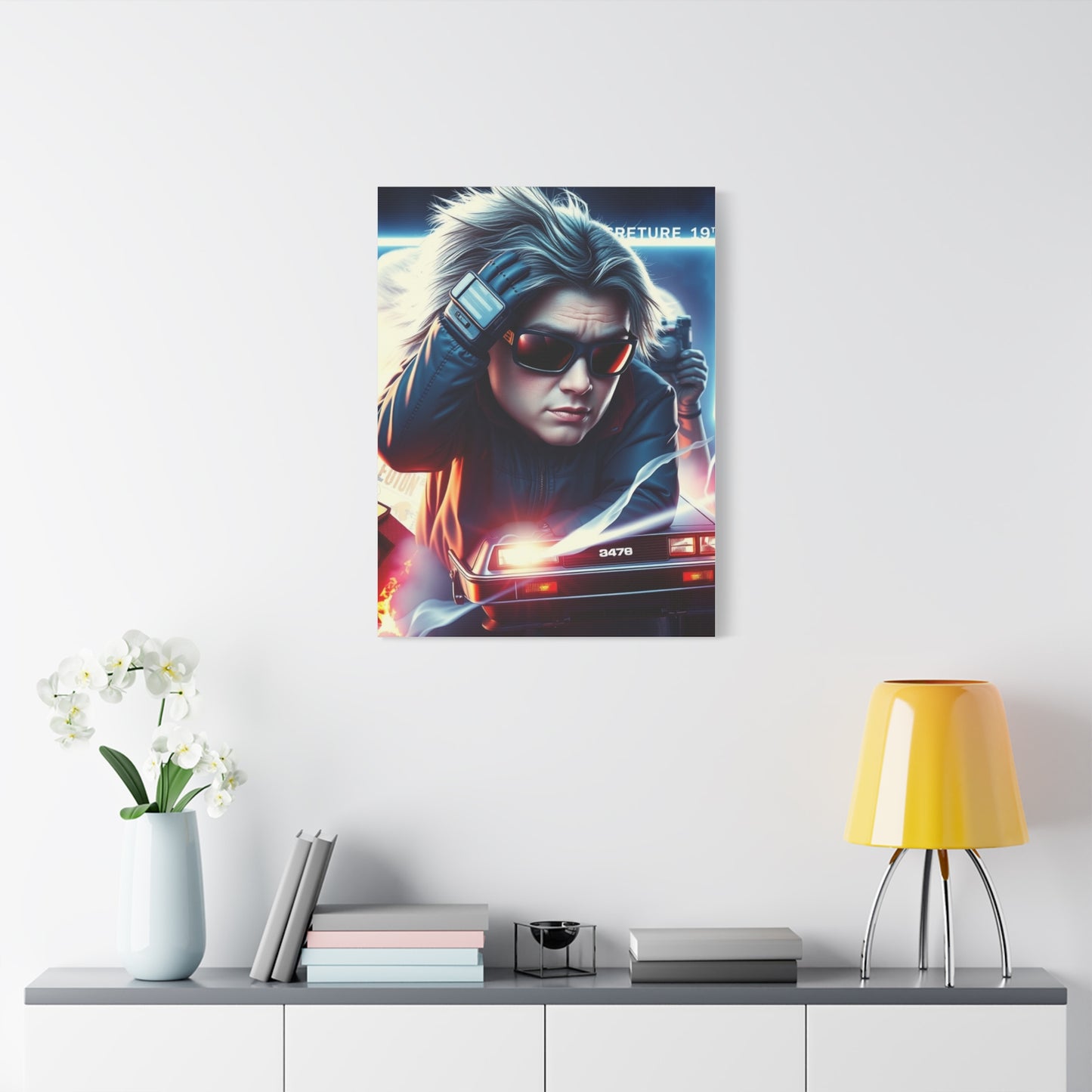 Vision Back to the Future Art Art Wall Art & Canvas Print