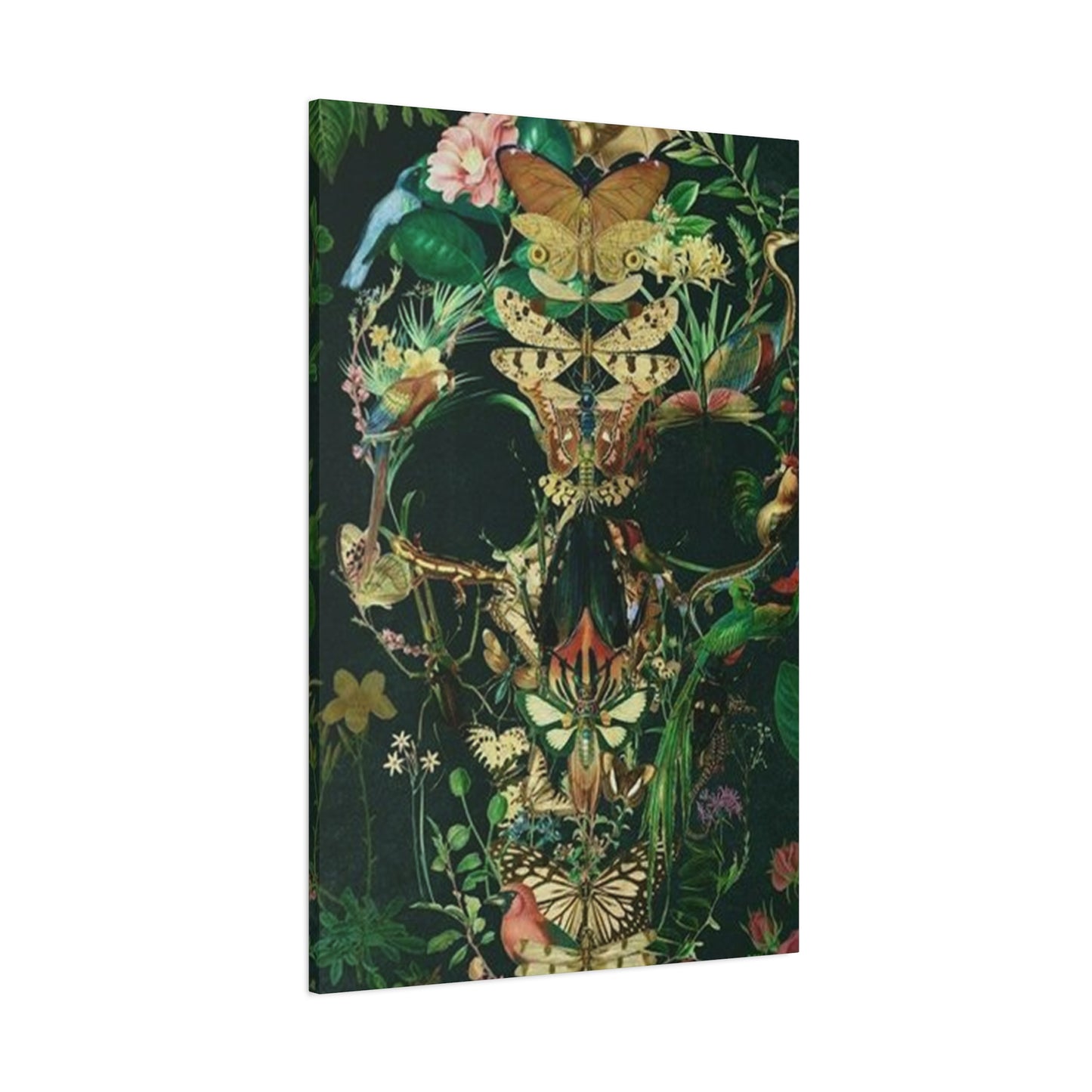 Skull Of Flora And Fauna Wall Art & Canvas Prints