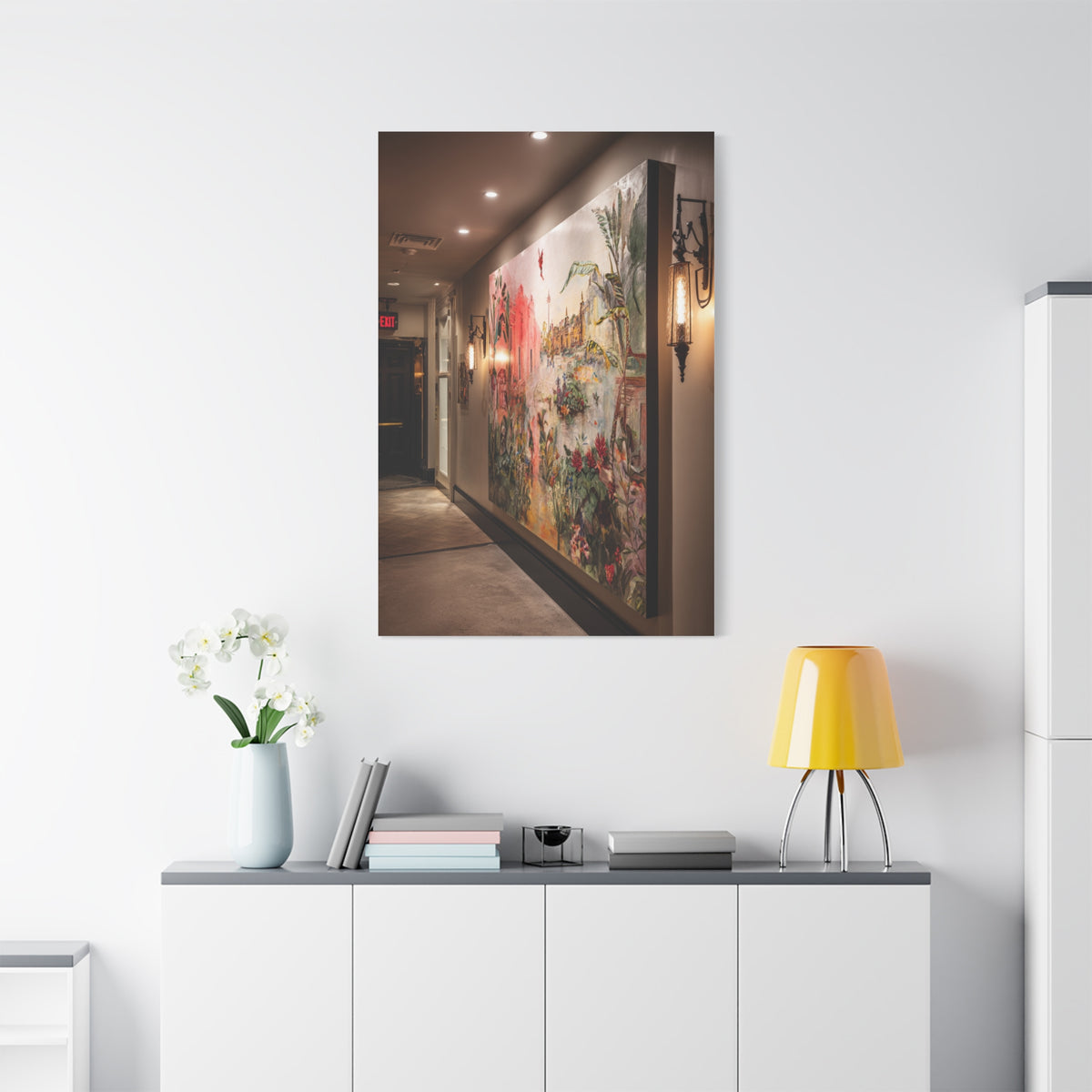 Whimsical Fantasy Garden Artwork Wall Art & Canvas Print