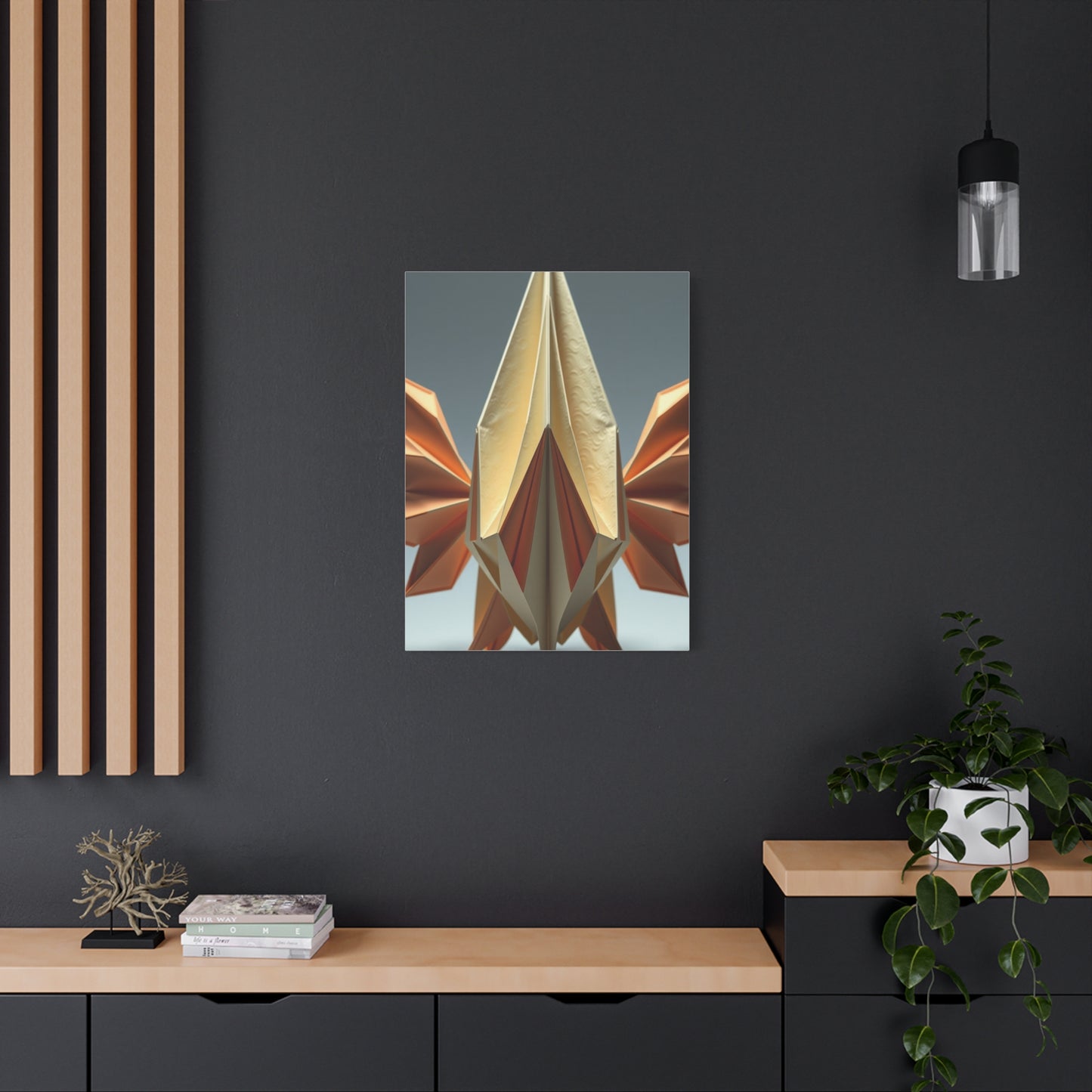 Origami Enigma Canvas Wall Art & Canvas Print