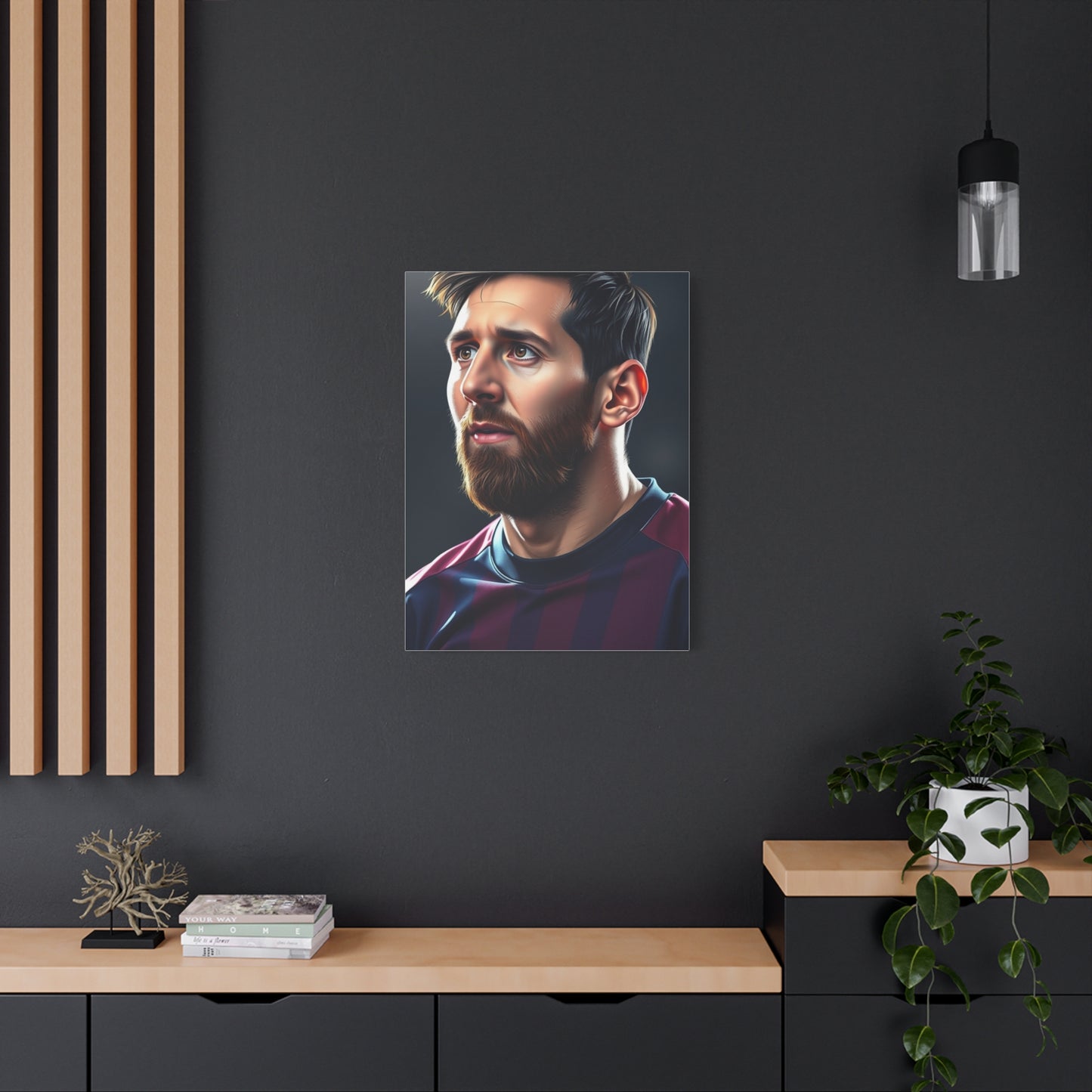 Ethereal Messi: Artistry on Canvas Wall Art & Canvas Print