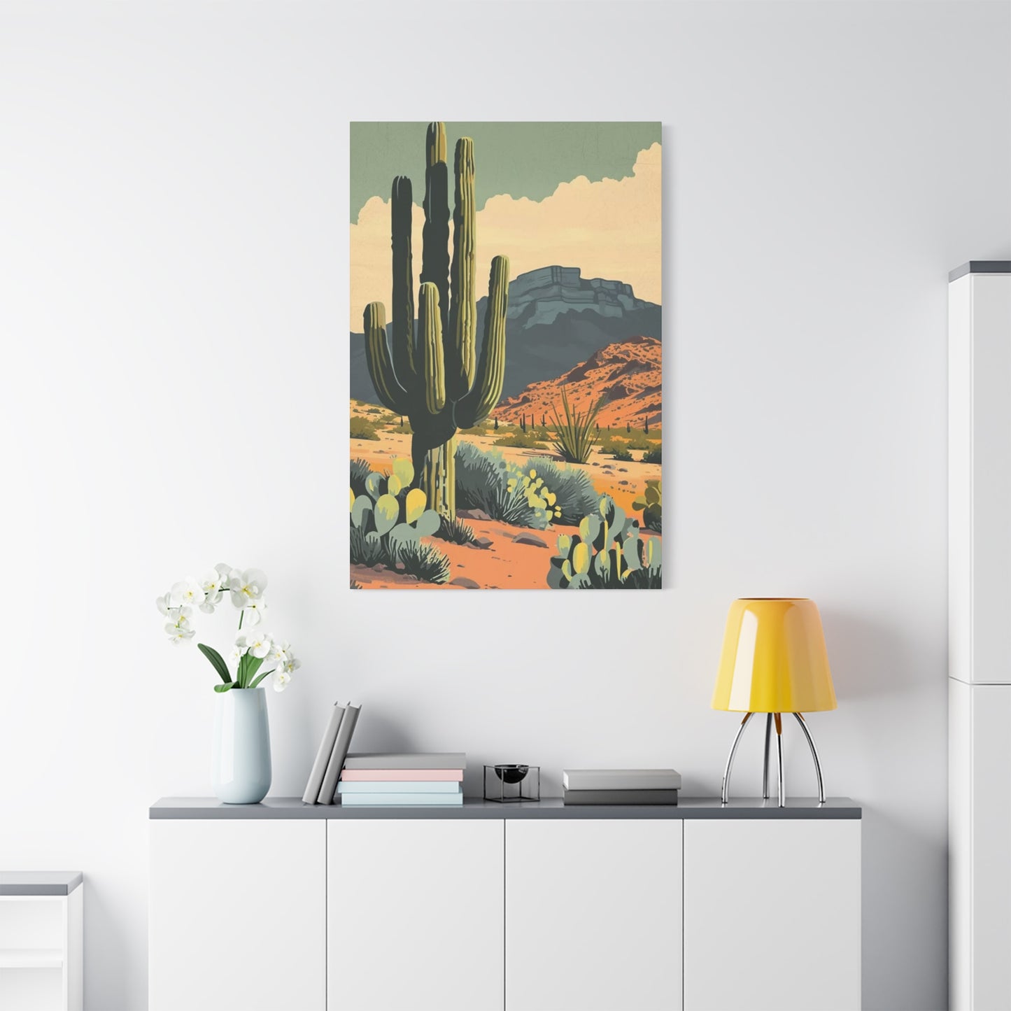 Abstract Cactus Arizona Desert Wall Art & Canvas Prints