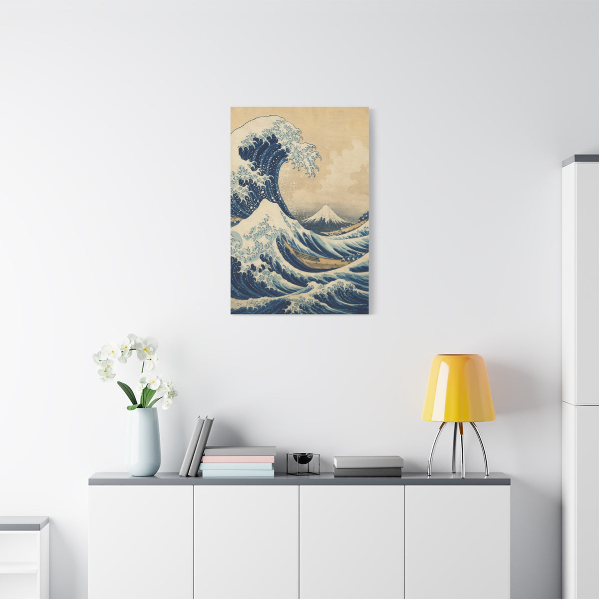Classic Great Wave Ukiyo-E Interpretation Wall Art & Canvas Print