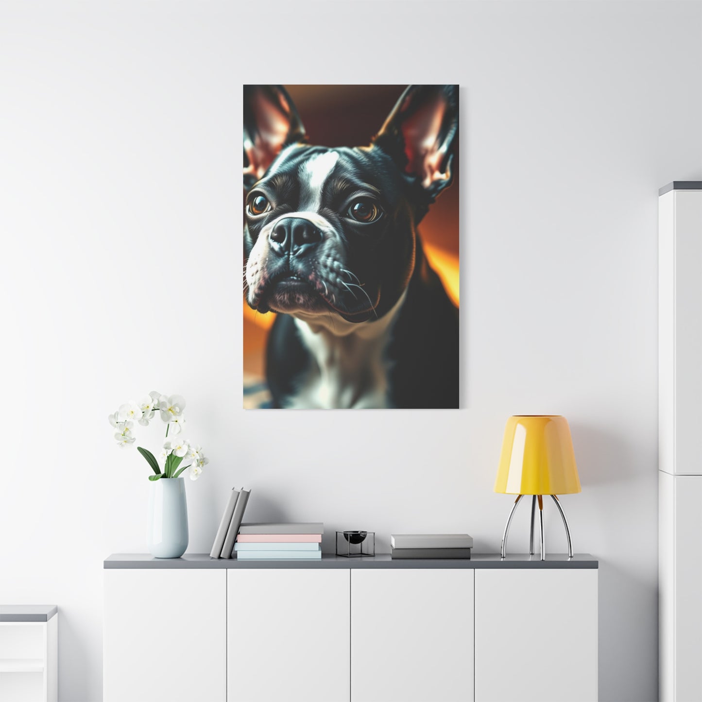 Boston Terrier Art Luxury Canvas Wall Art & Canvas Print