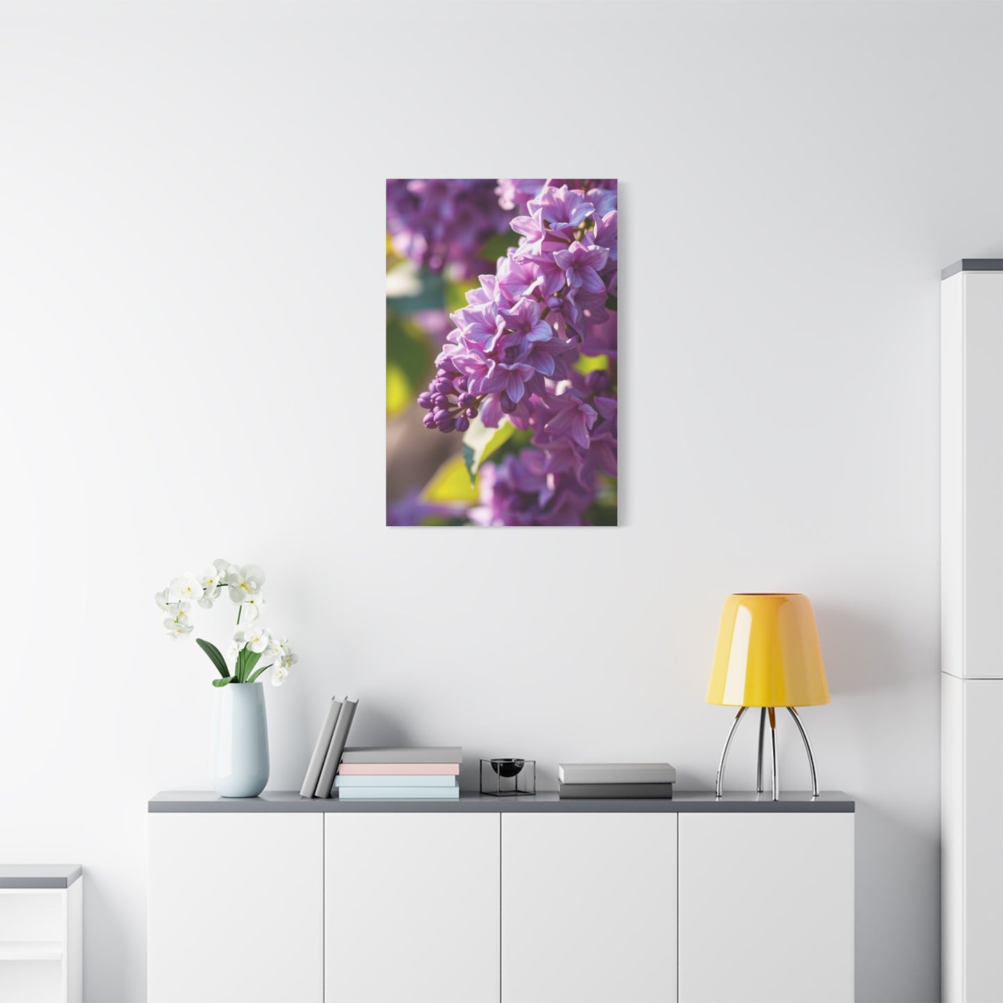 Lilac Flower Art Supreme Canvas Wall Art & Canvas Print