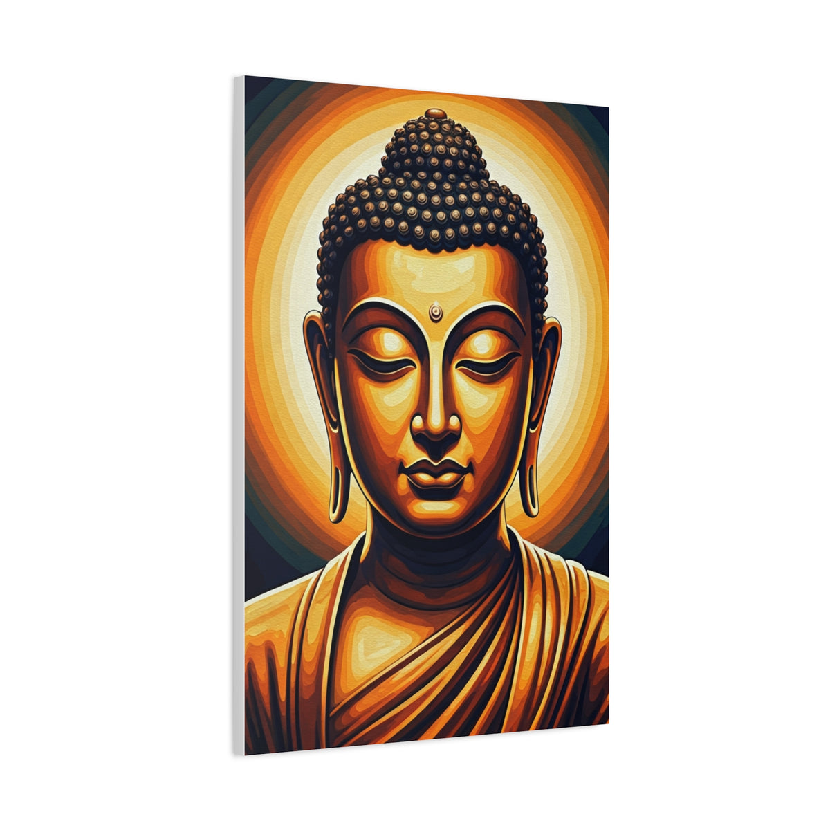 Celestial Harmony Buddha Portrait Wall Art & Canvas Prints