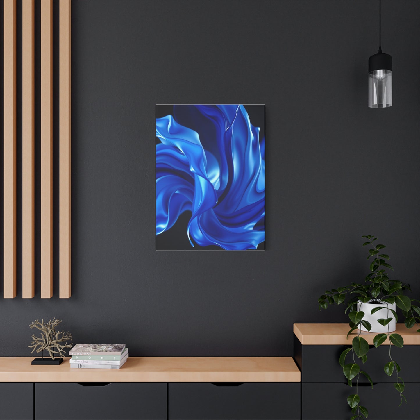 Masterpiece Blue Abstract Art Vision Wall Art & Canvas Print