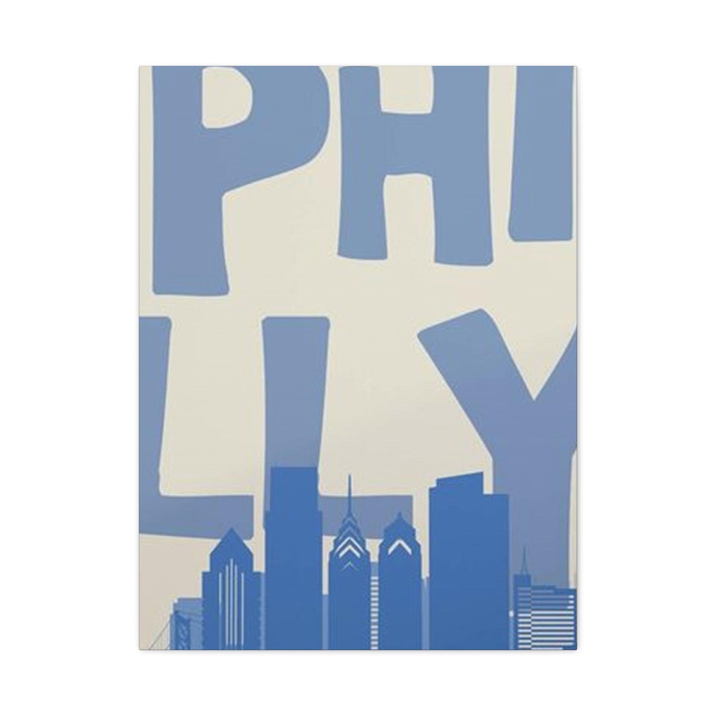 Philadelphian City Poster Wall Art & Canvas Prints