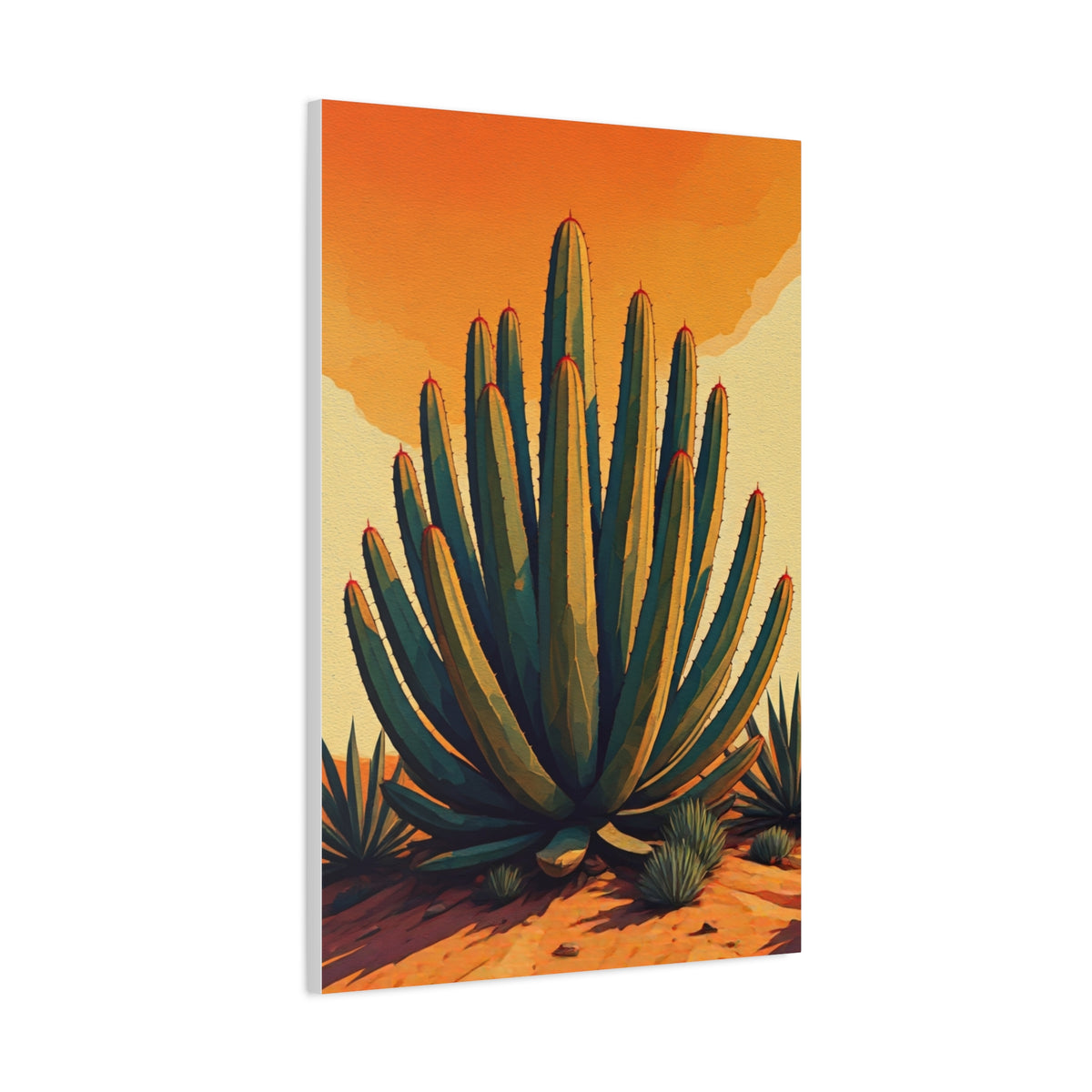 Southwestern Agave Desert Botanical Illustration Wall Art & Canvas Prints