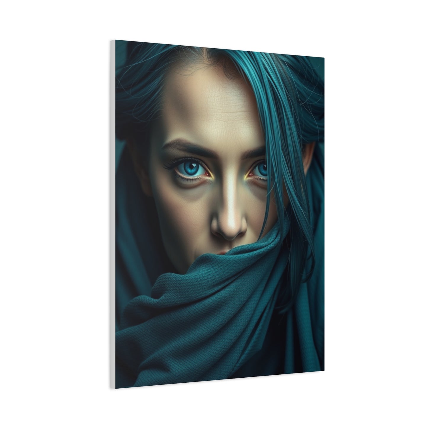 Verdant Sapphire Masterpiece wall art & canvas print