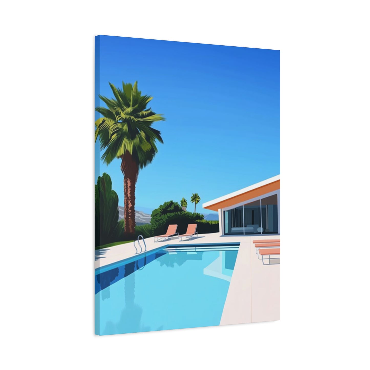 Swimming Pool In Resort Wall Art & Canvas Prints