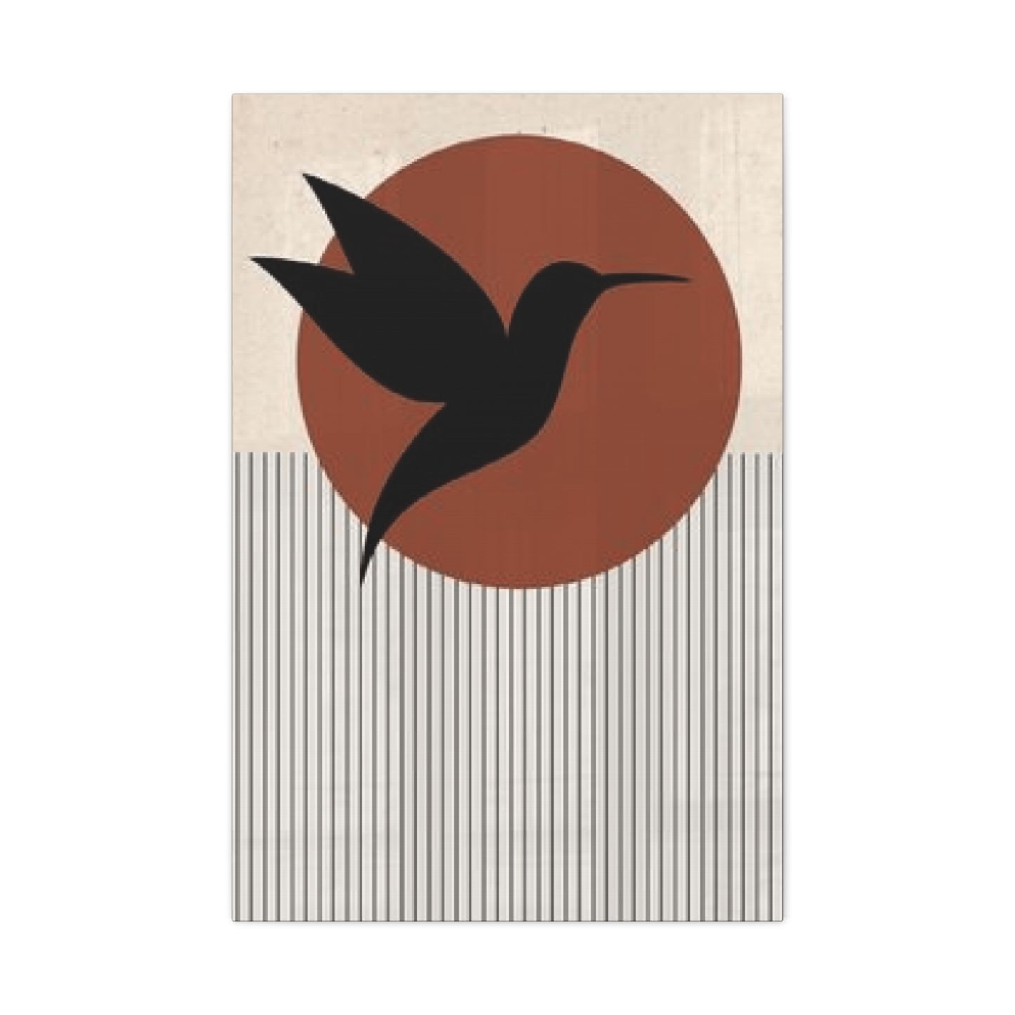 Humming Bird Silhoette Wall Art & Canvas Prints