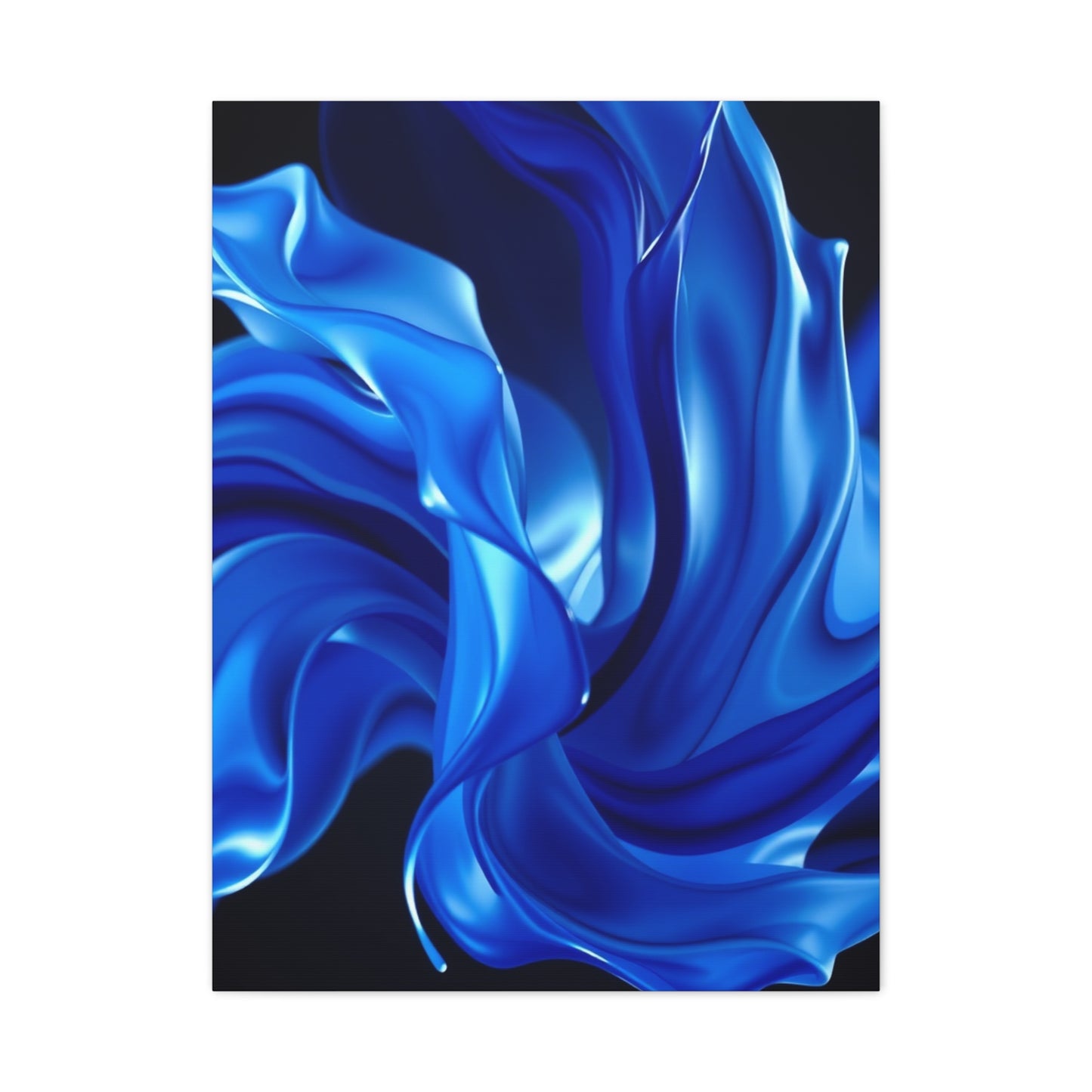 Masterpiece Blue Abstract Art Vision Wall Art & Canvas Print