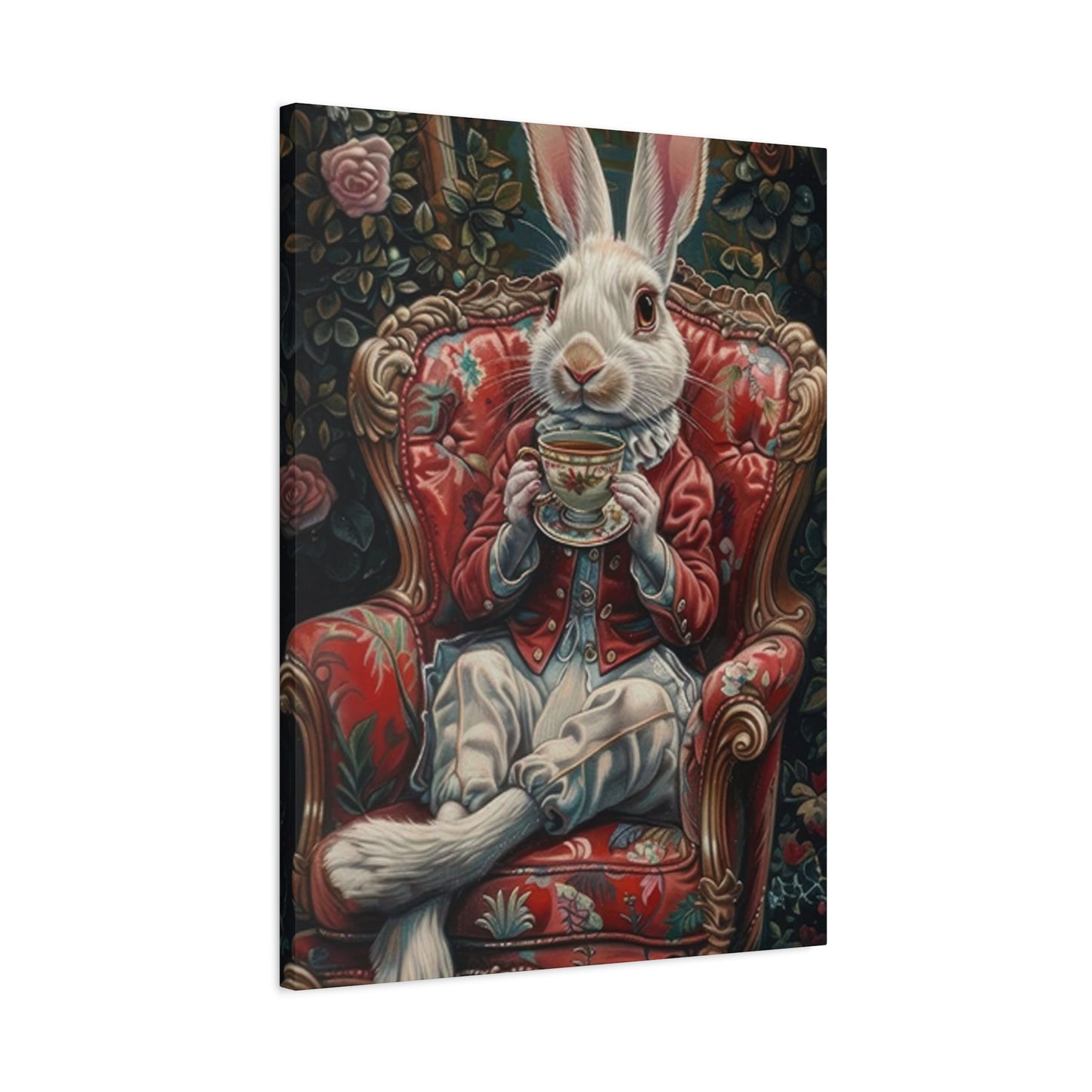 Small White Rabbit King Wall Art & Canvas Prints