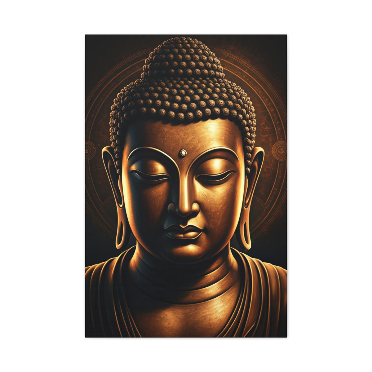 Radiant Halo Buddha Wall Art & Canvas Prints
