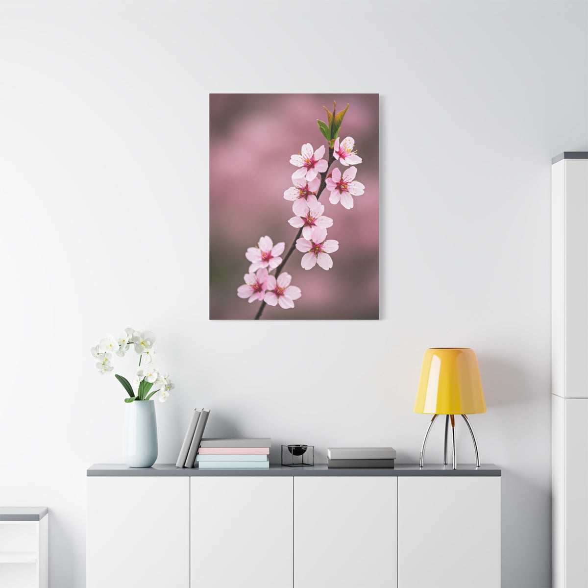 Soft Macro Cherry Blossom Floral Photography Wall Art & Canvas Prints