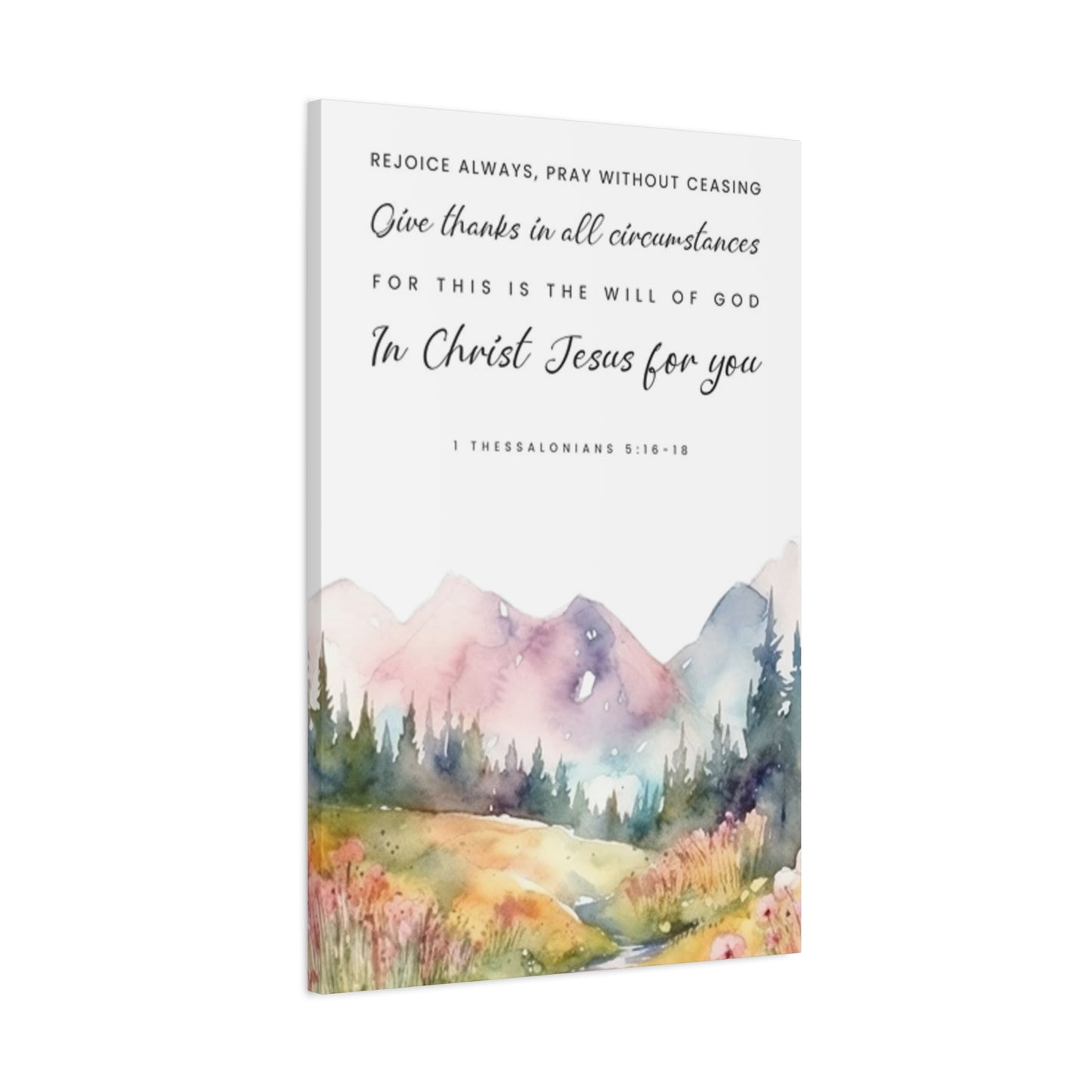 Quotes And Mountain Painting Wall Art & Canvas Prints