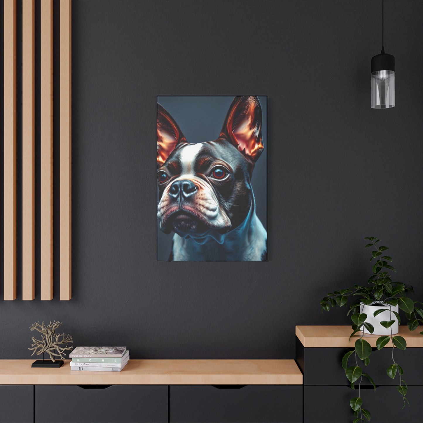 Supreme Art Collection Boston Terrier Wall Art & Canvas Print