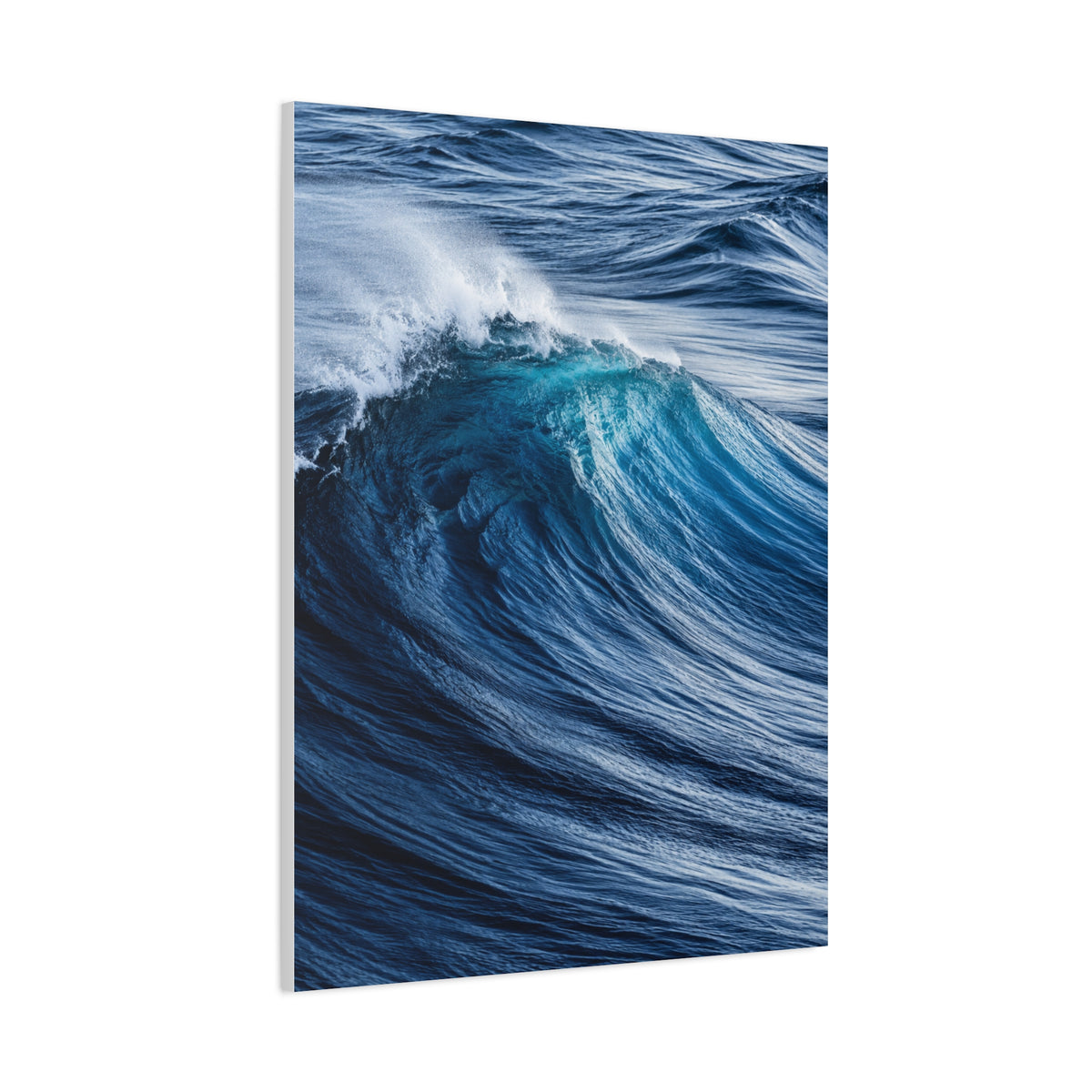 Dynamic Ocean Curl Motion Detail Wall Art & Canvas Print