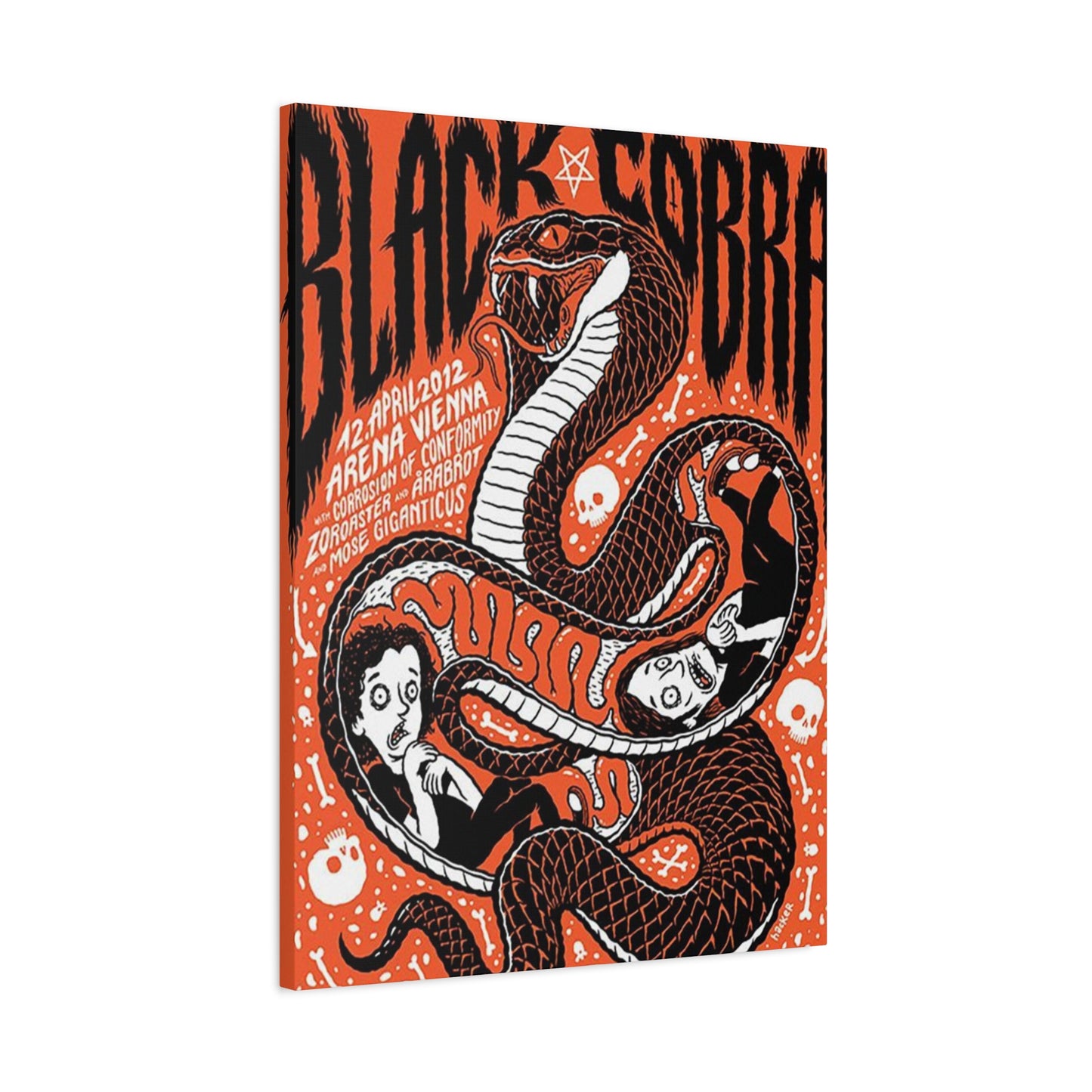 Black Cobra Wall Art & Canvas Prints