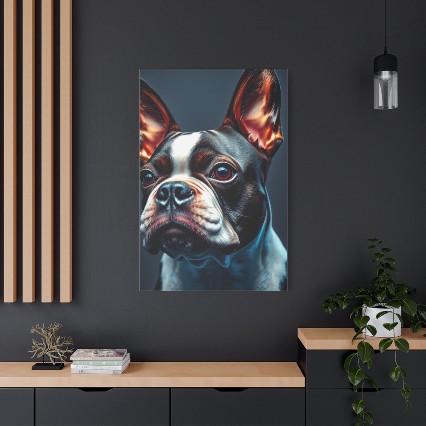 Supreme Art Collection Boston Terrier Wall Art & Canvas Print