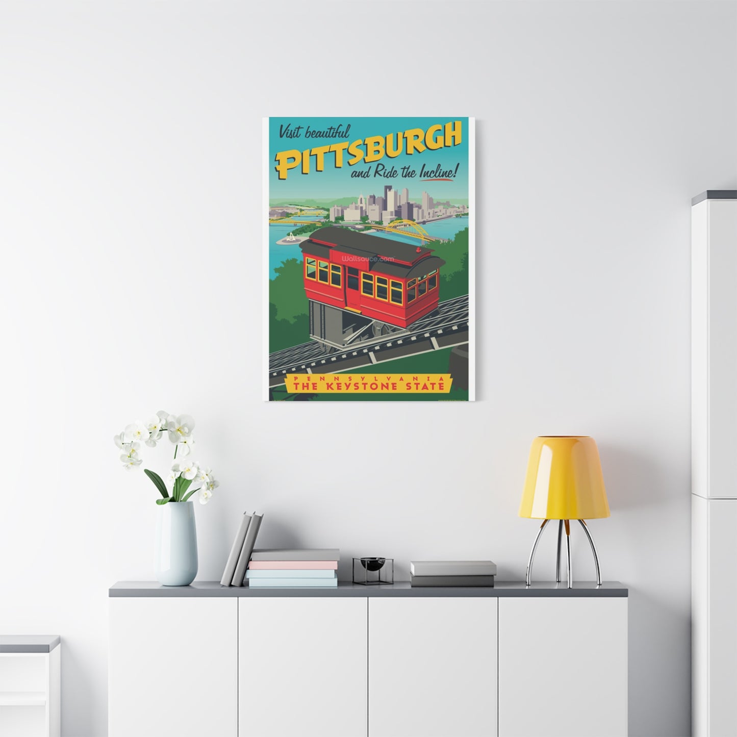 Pittsburgh City View Poster Wall Art & Canvas Prints