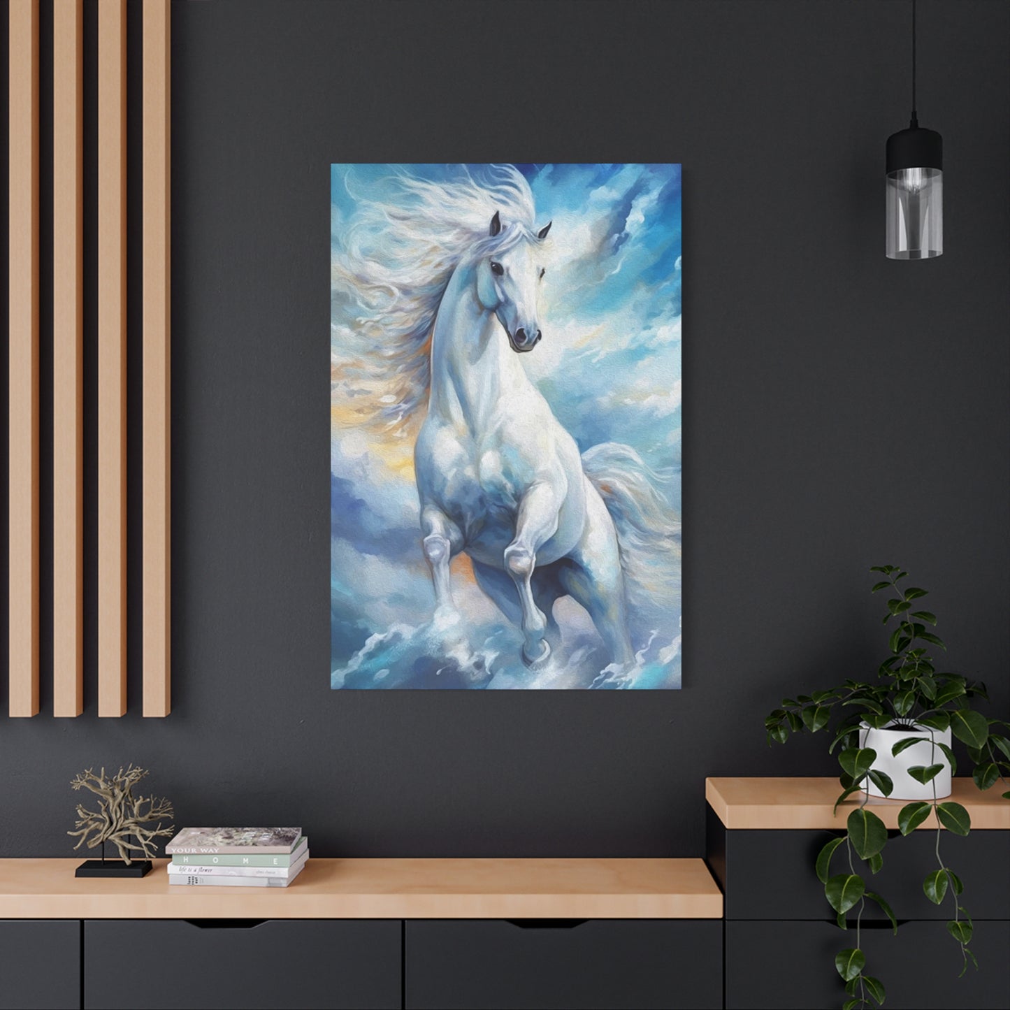 White Horse Wall Art & Canvas Prints