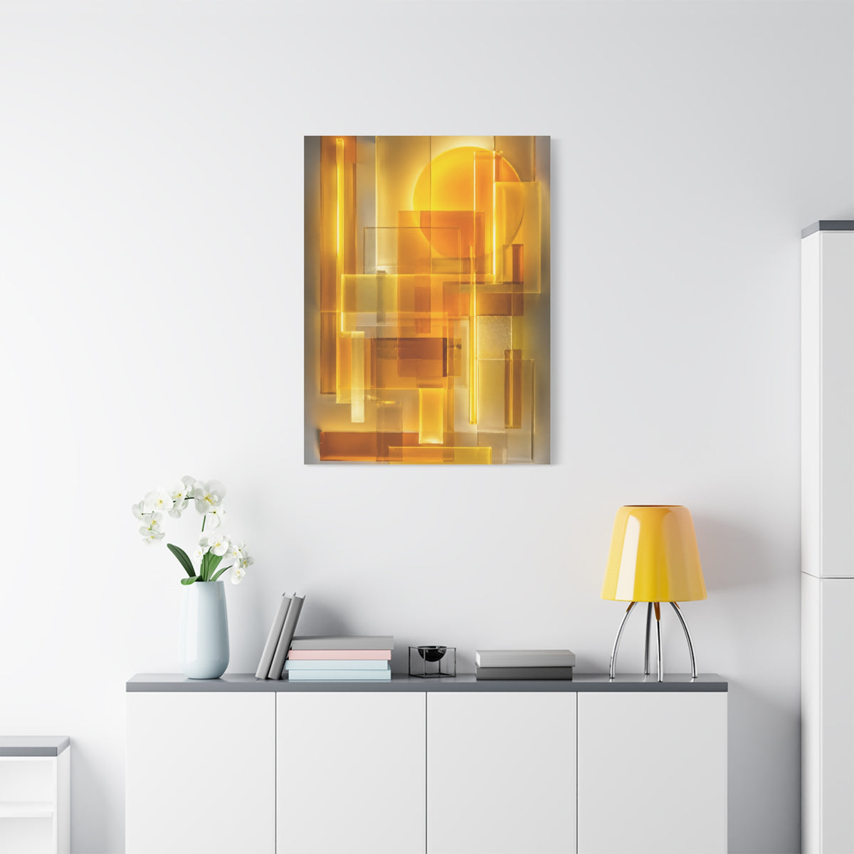 Acrylic Glass Luminous Panel Abstract Wall Art & Canvas Print