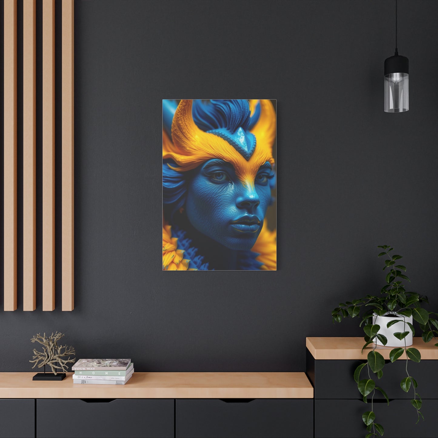 Blue & Yellow Art Refined Canvas Wall Art & Canvas Print