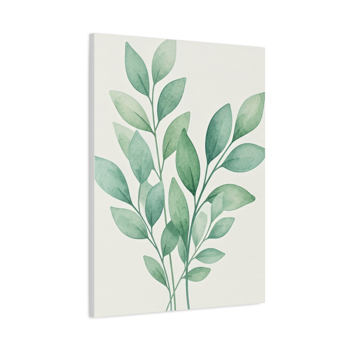 Watercolor Leaf Harmony Wall Art & Canvas Prints