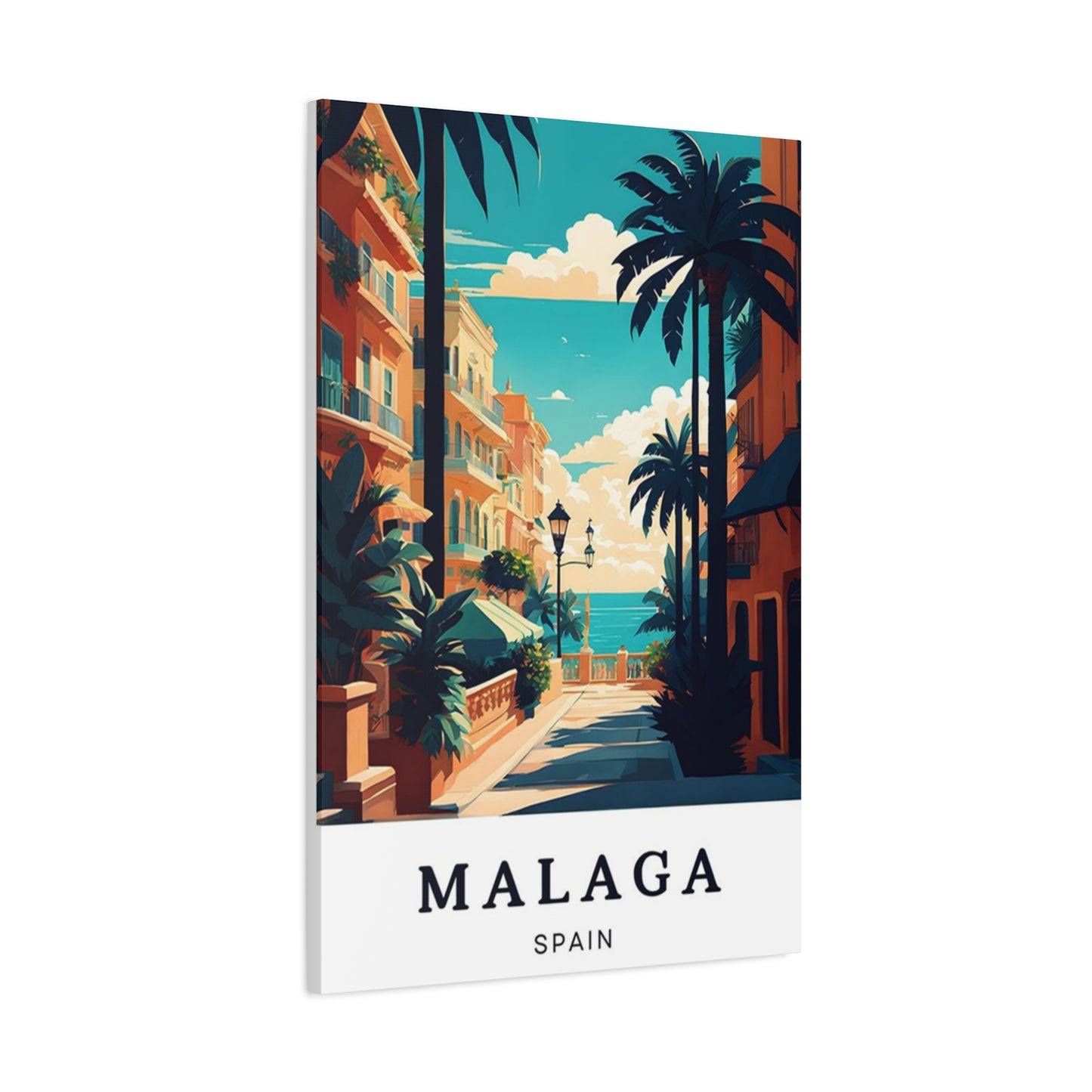 Malaga Spain Poster Wall Art & Canvas Prints